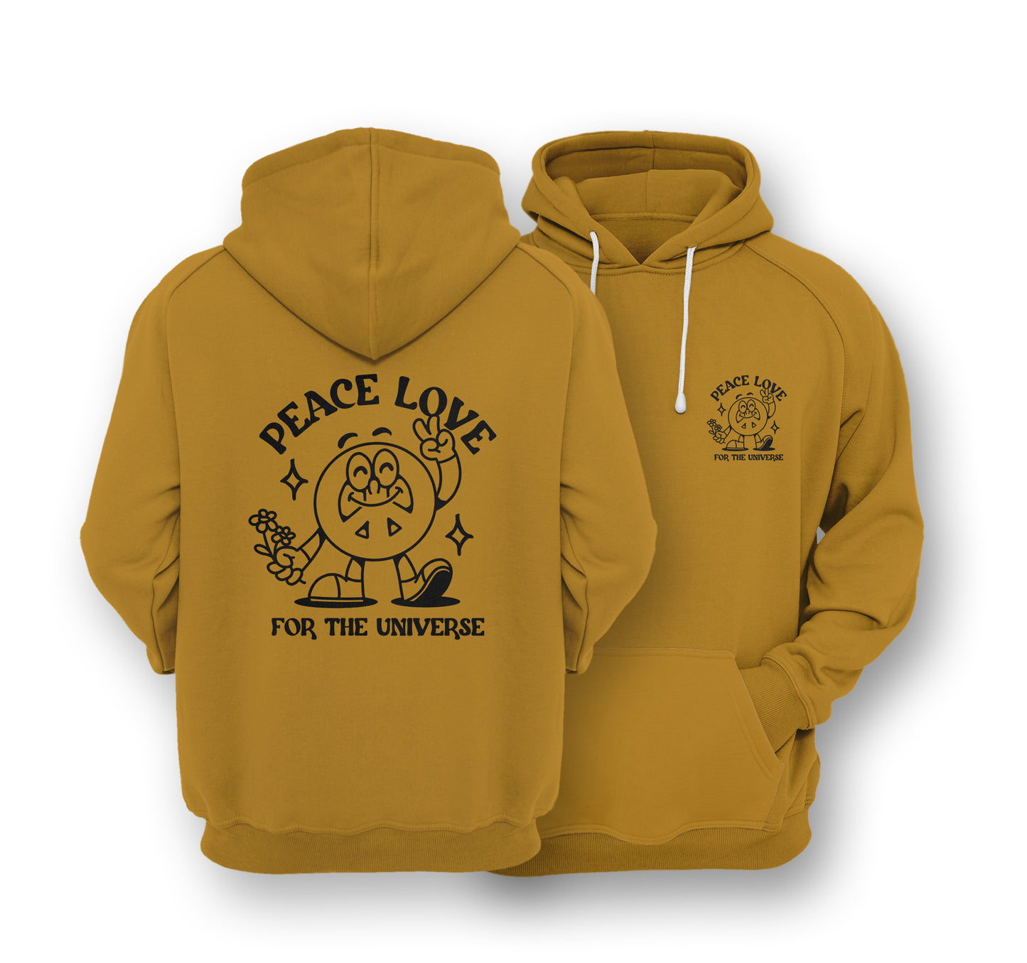 Sustainable Hoodie - Peace & Love For The Universe
