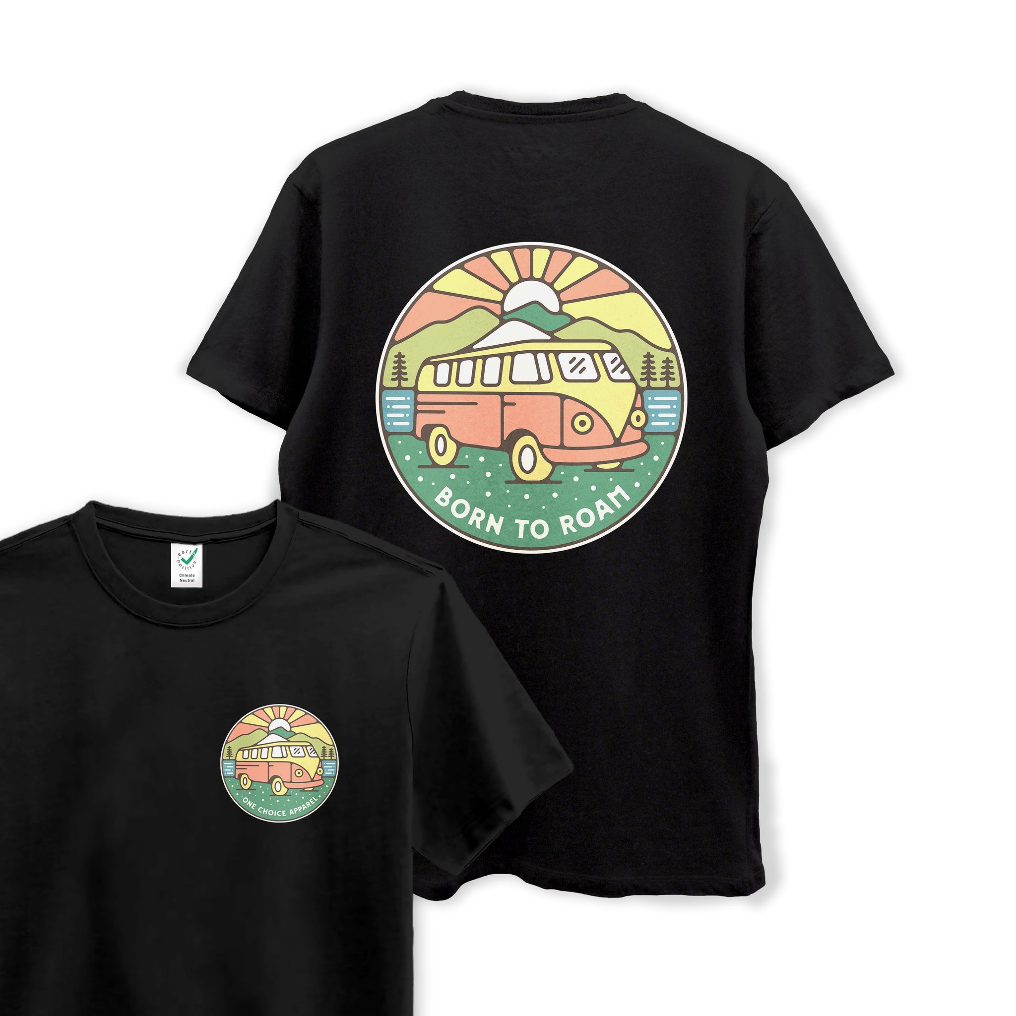 Sustainable T-Shirt - Born To Roam
