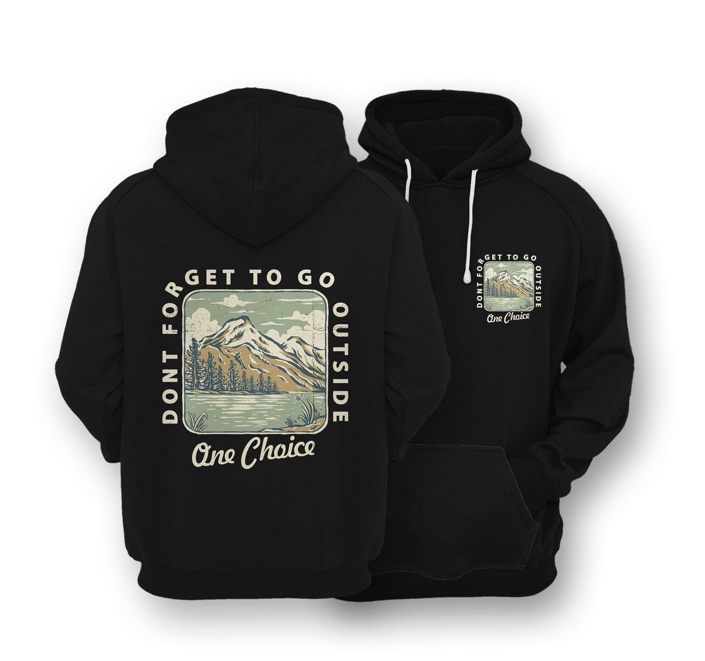 Sustainable Hoodie - Go Outside