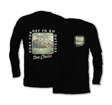 Go Outside - Long Sleeve Organic Cotton T-Shirt