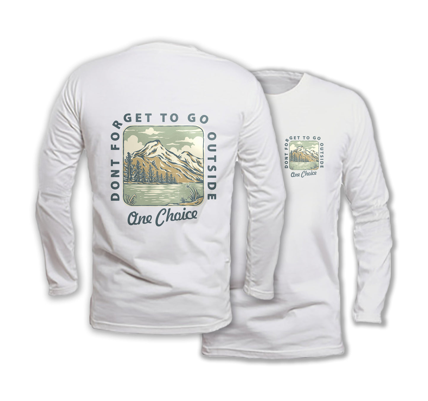 Go Outside - Long Sleeve Organic Cotton T-Shirt