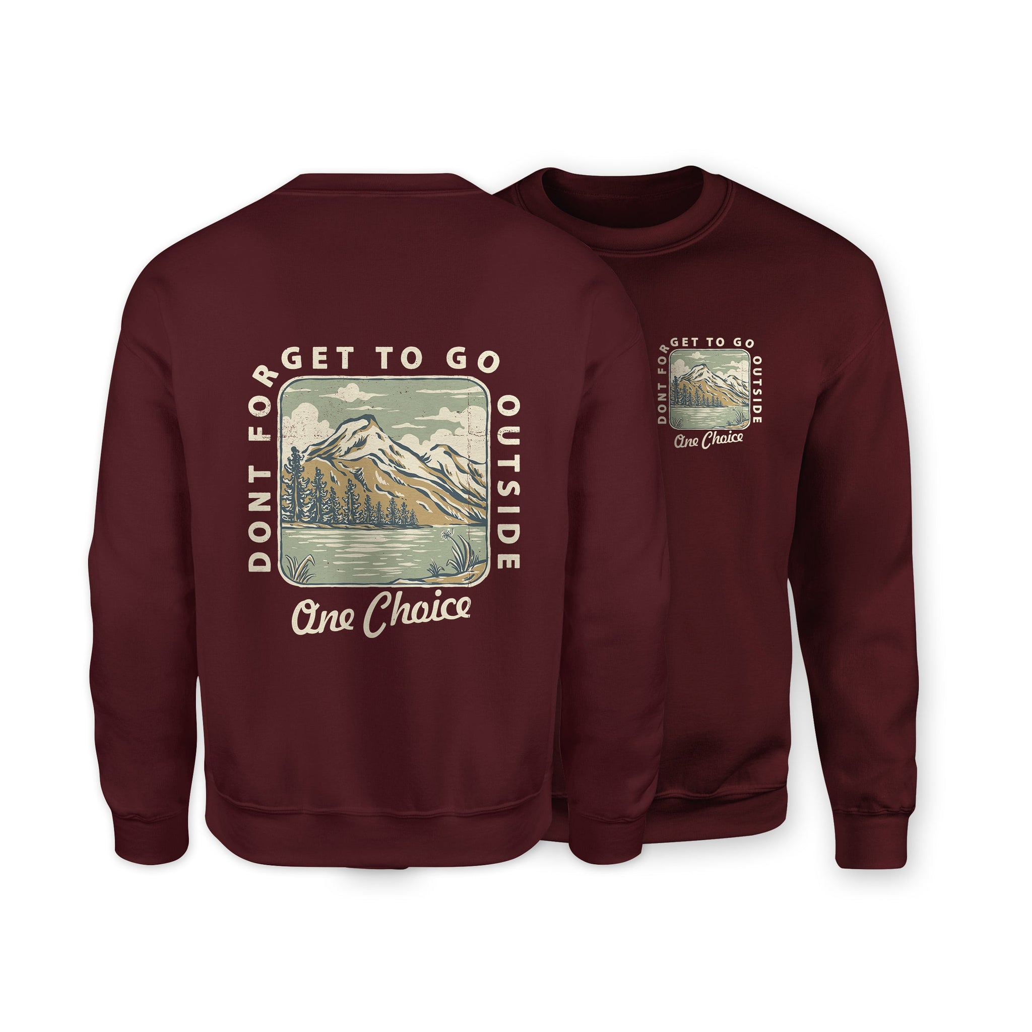 Go Outside Sweatshirt - Organic Cotton Sweatshirt