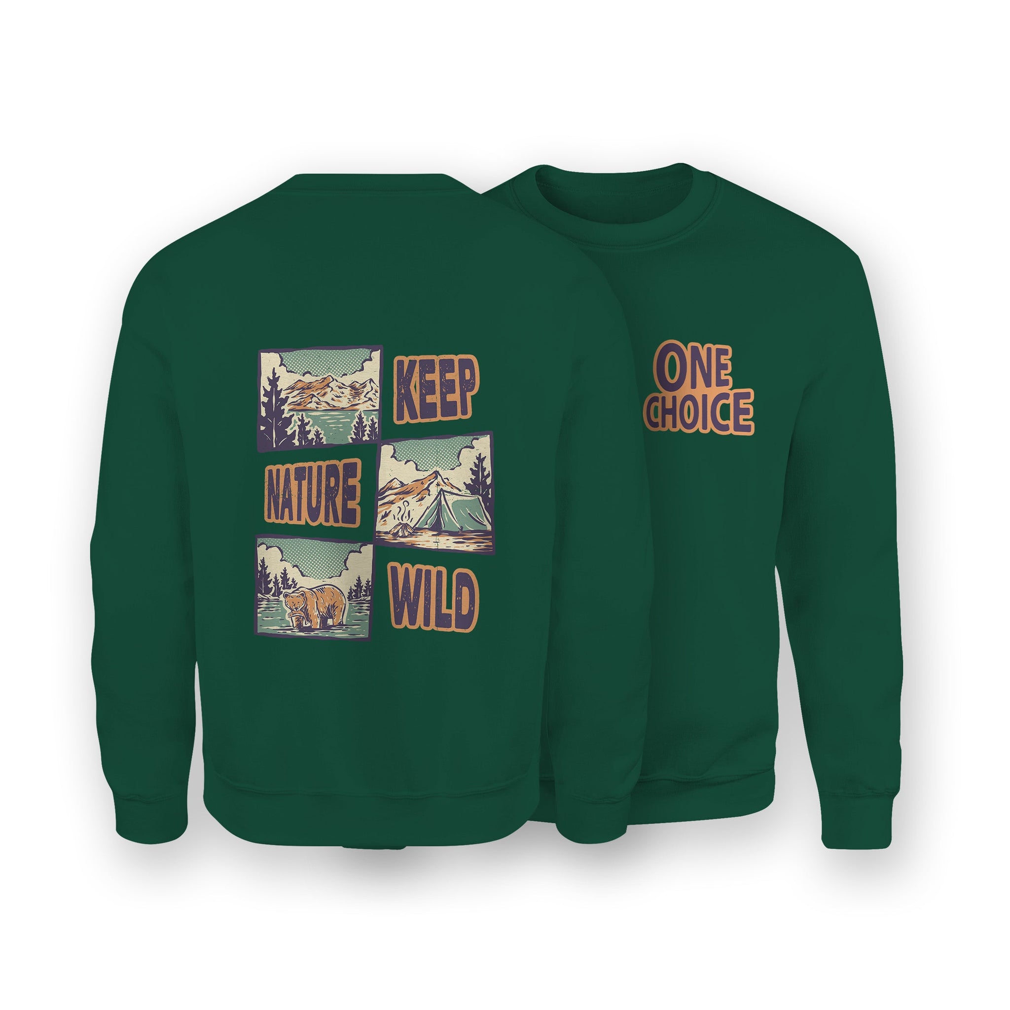 Keep Nature Wild Sweatshirt - Organic Cotton Sweatshirt