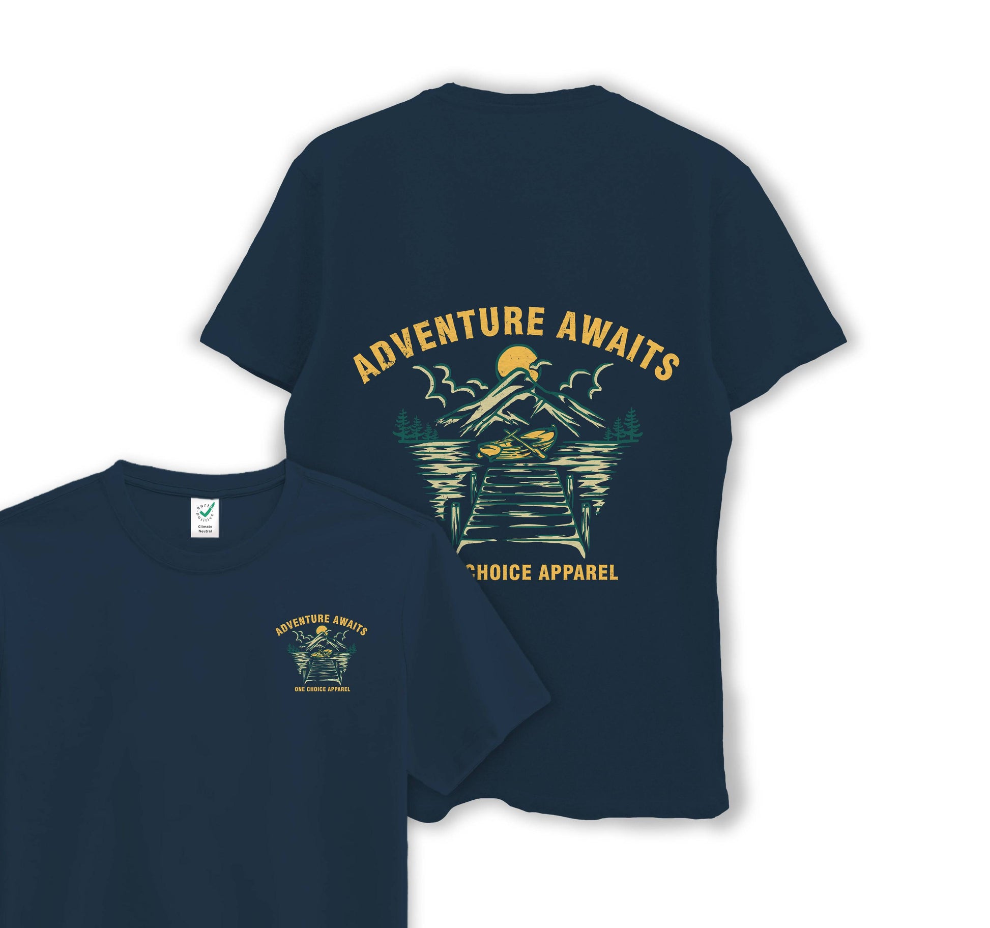 Adventures Ahead - Organic Cotton Tee - One Choice Apparel