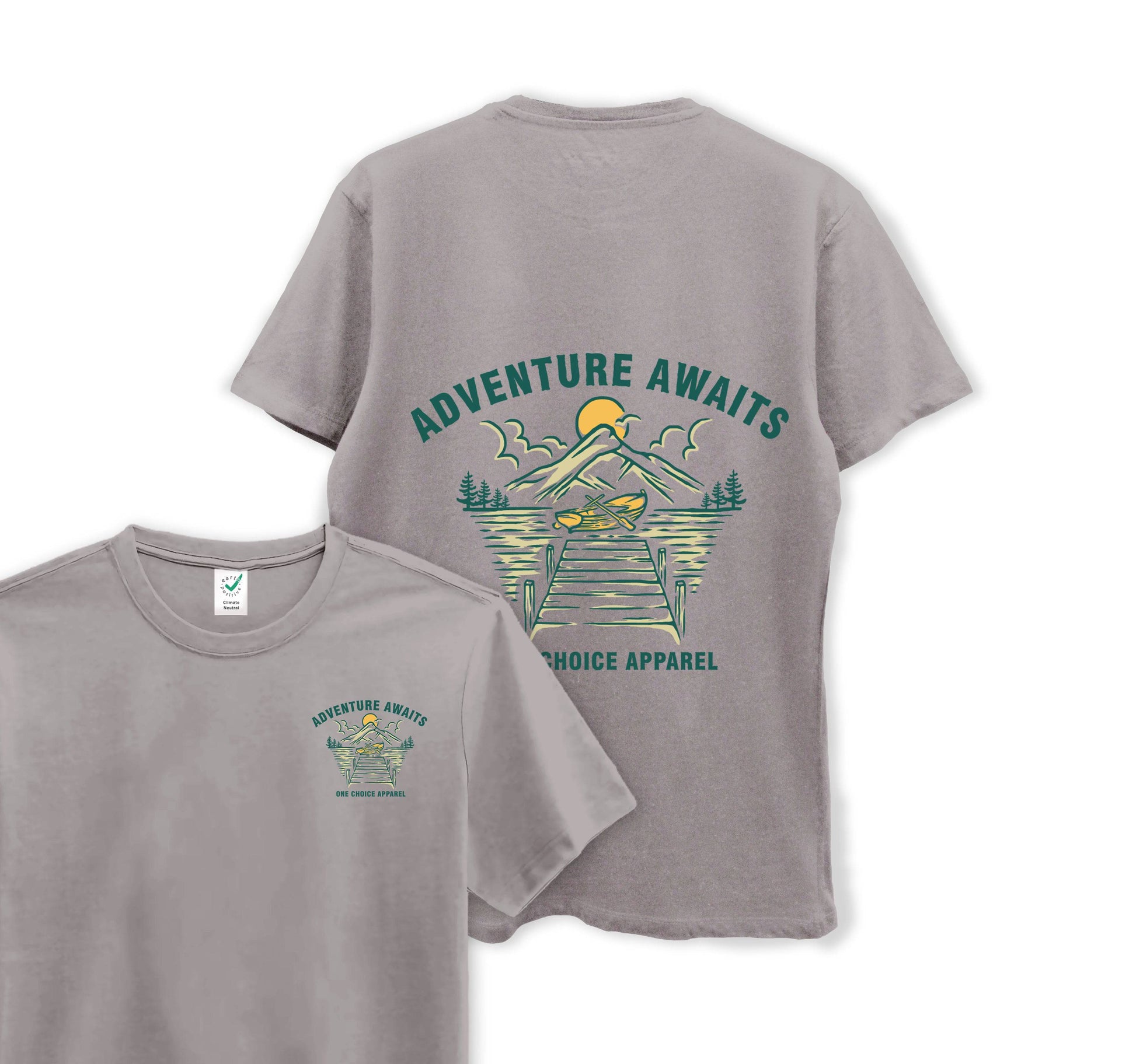 Adventures Ahead - Organic Cotton Tee - One Choice Apparel