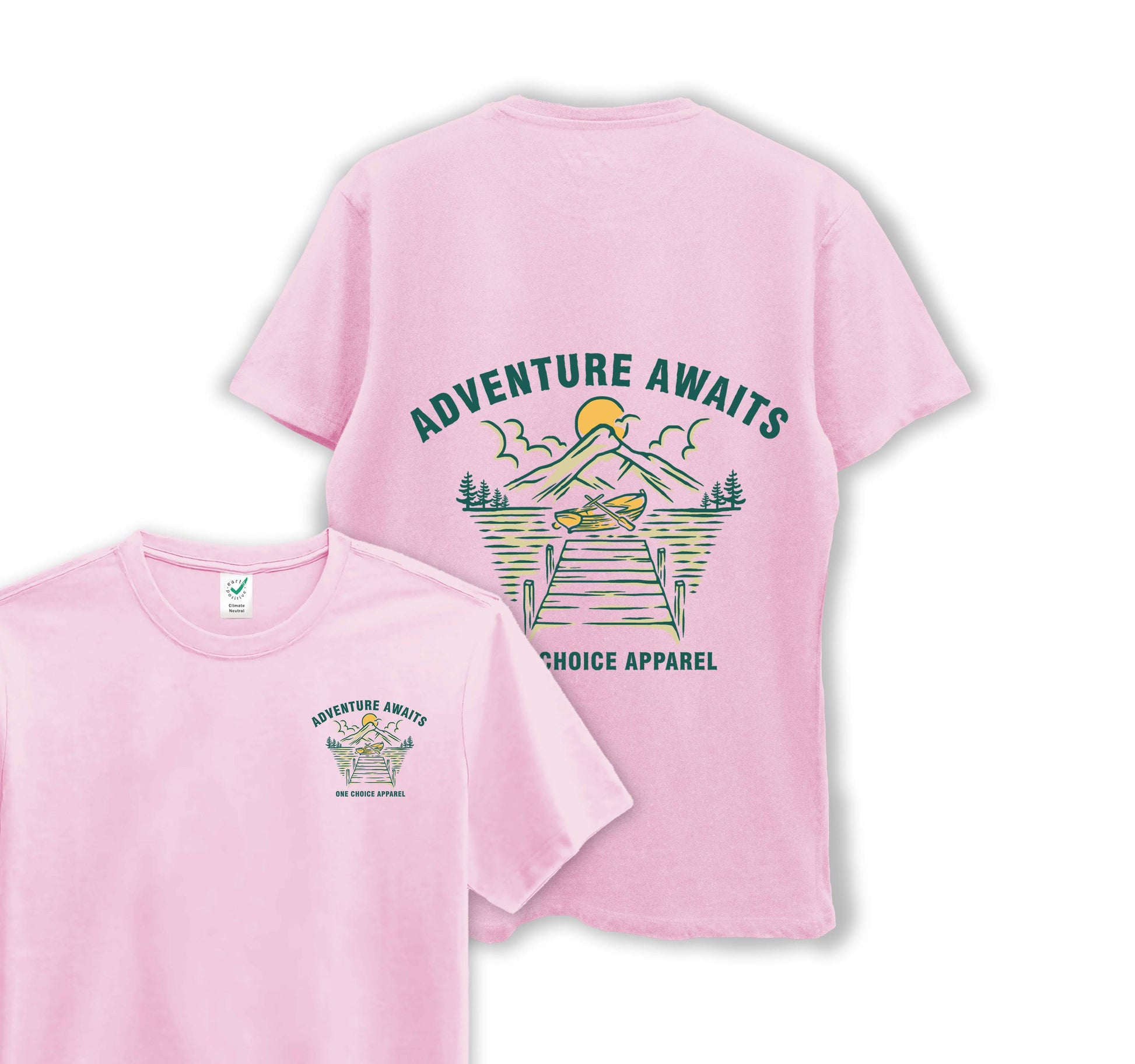 Adventures Ahead - Organic Cotton Tee - One Choice Apparel