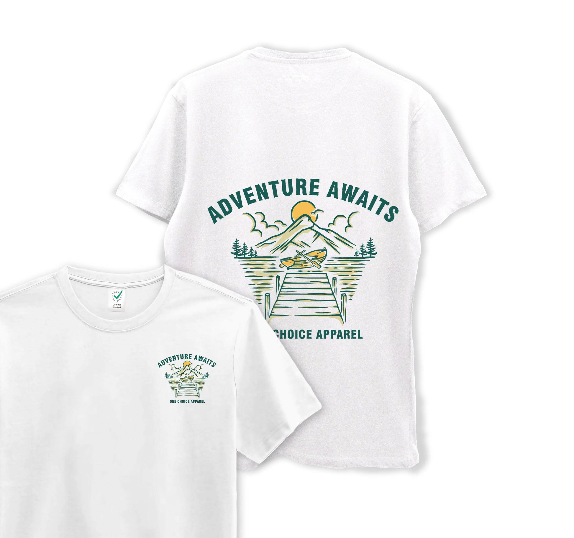 Adventures Ahead - Organic Cotton Tee - One Choice Apparel