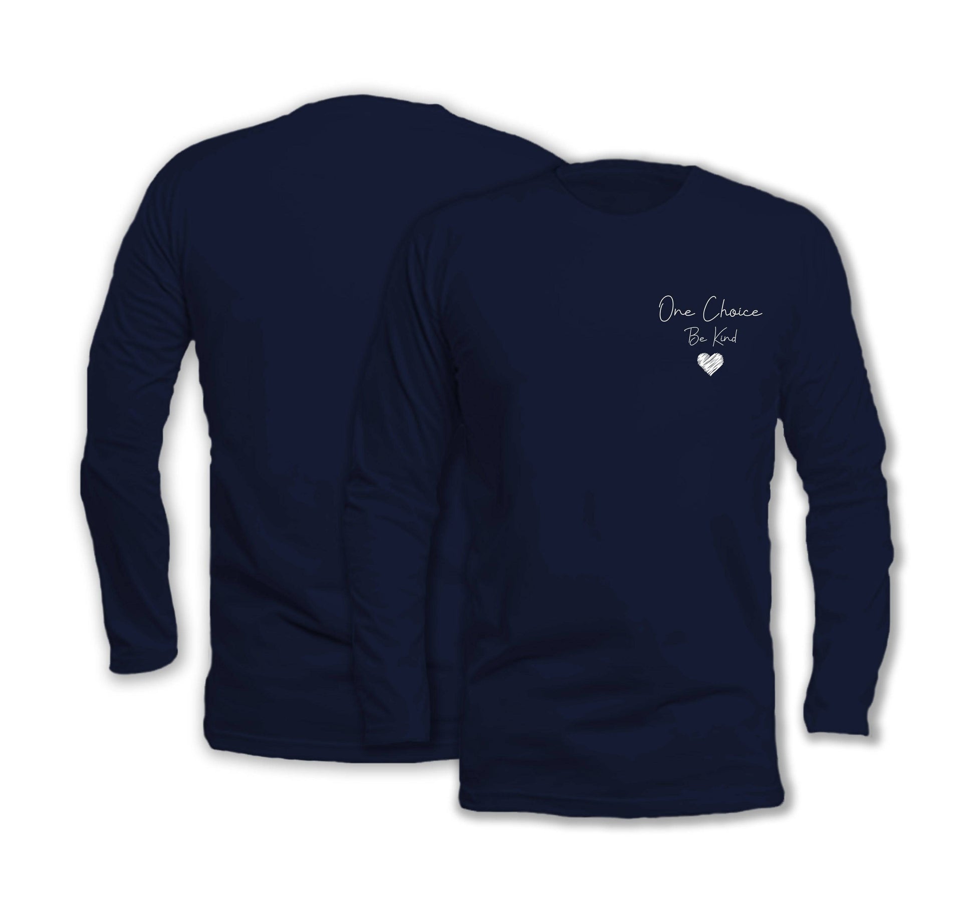 Be Kind - Long Sleeve Organic Cotton T-Shirt - One Choice Apparel