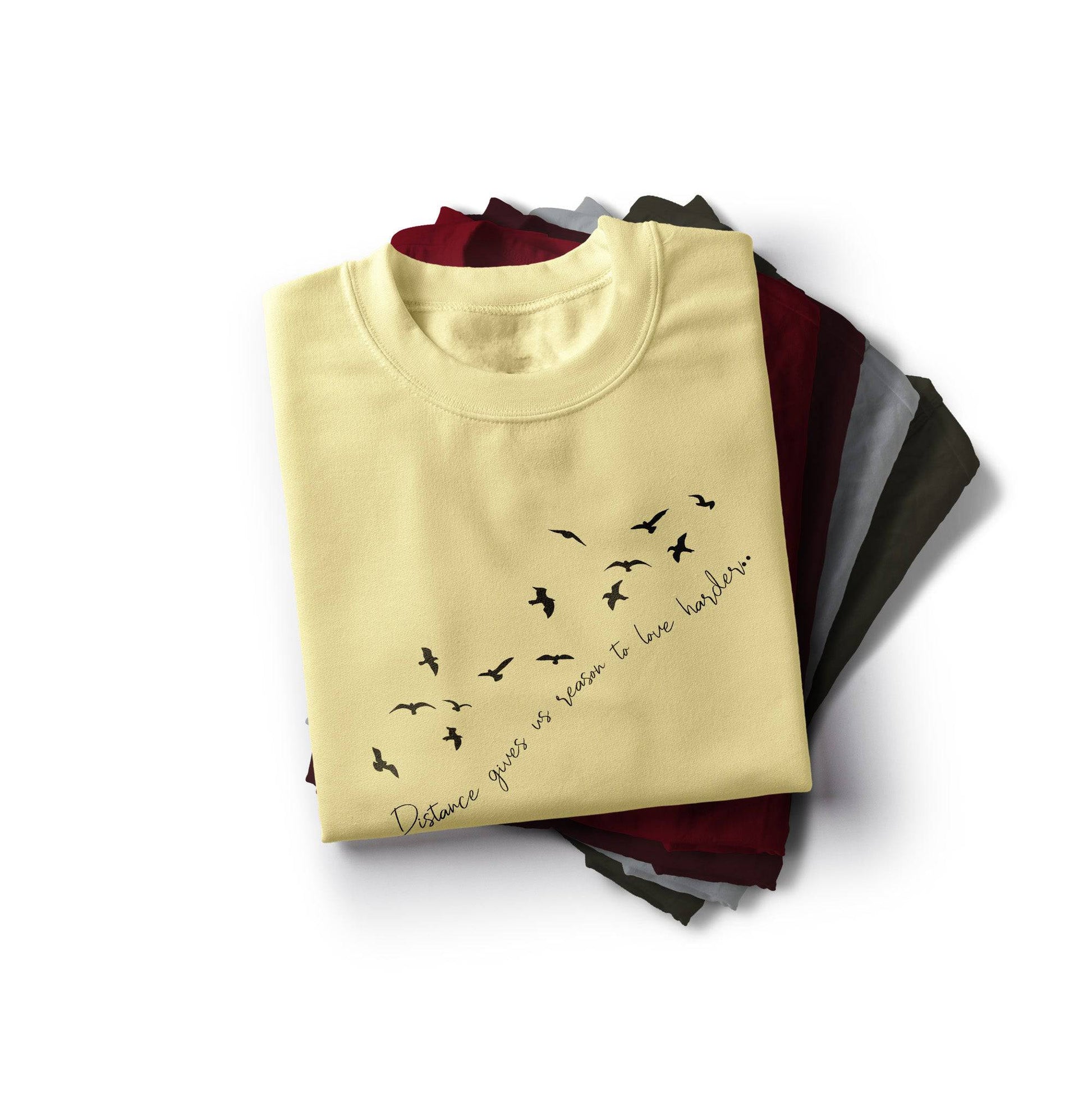 Birds - Front Print - Organic Cotton Tee - One Choice Apparel