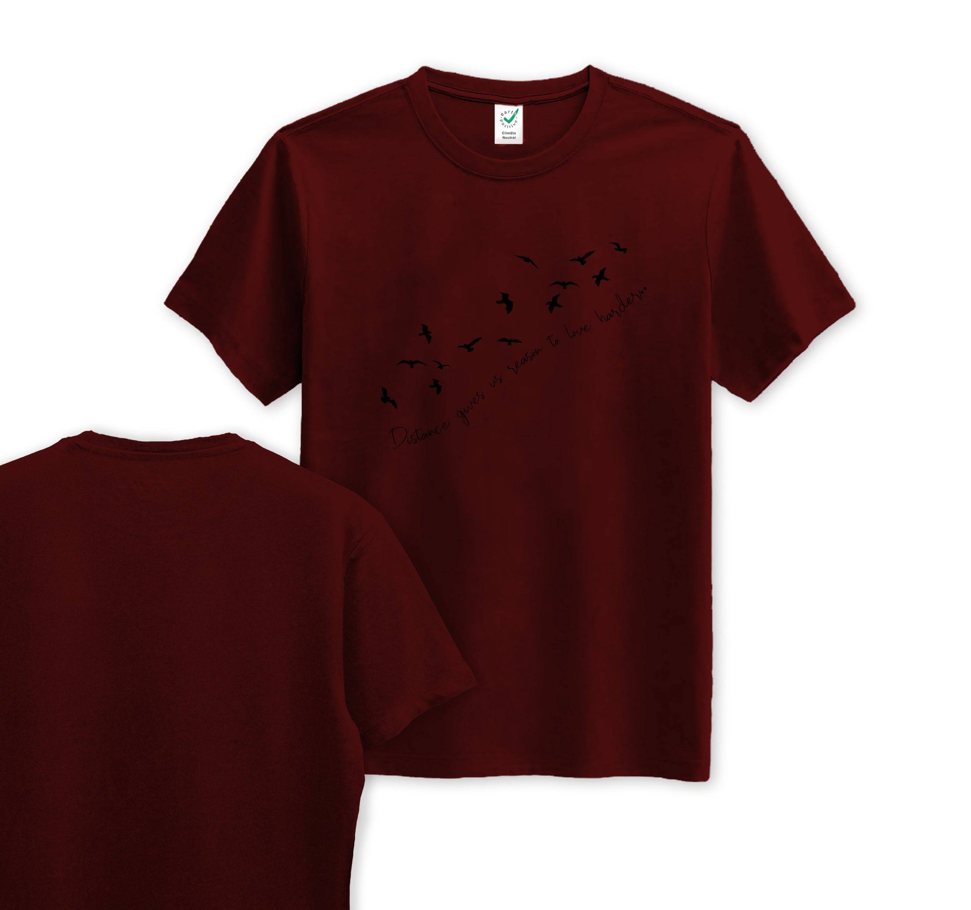 Birds - Front Print - Organic Cotton Tee - One Choice Apparel