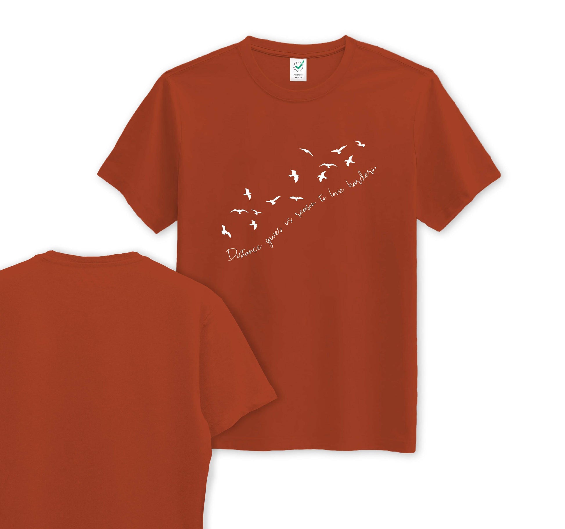 Birds - Front Print - Organic Cotton Tee - One Choice Apparel