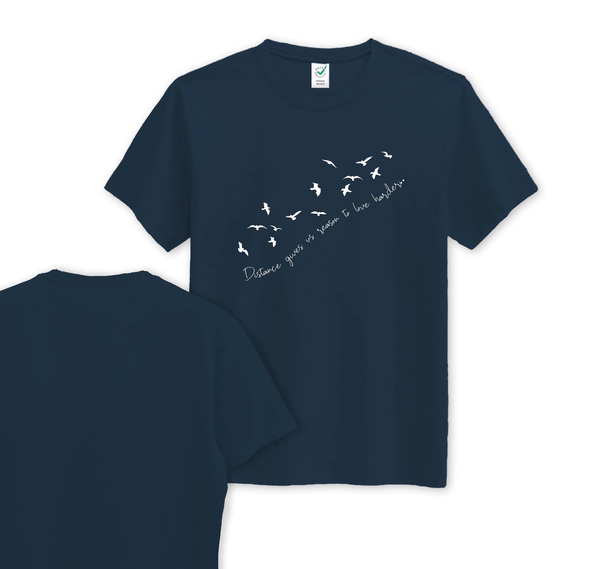 Birds - Front Print - Organic Cotton Tee - One Choice Apparel