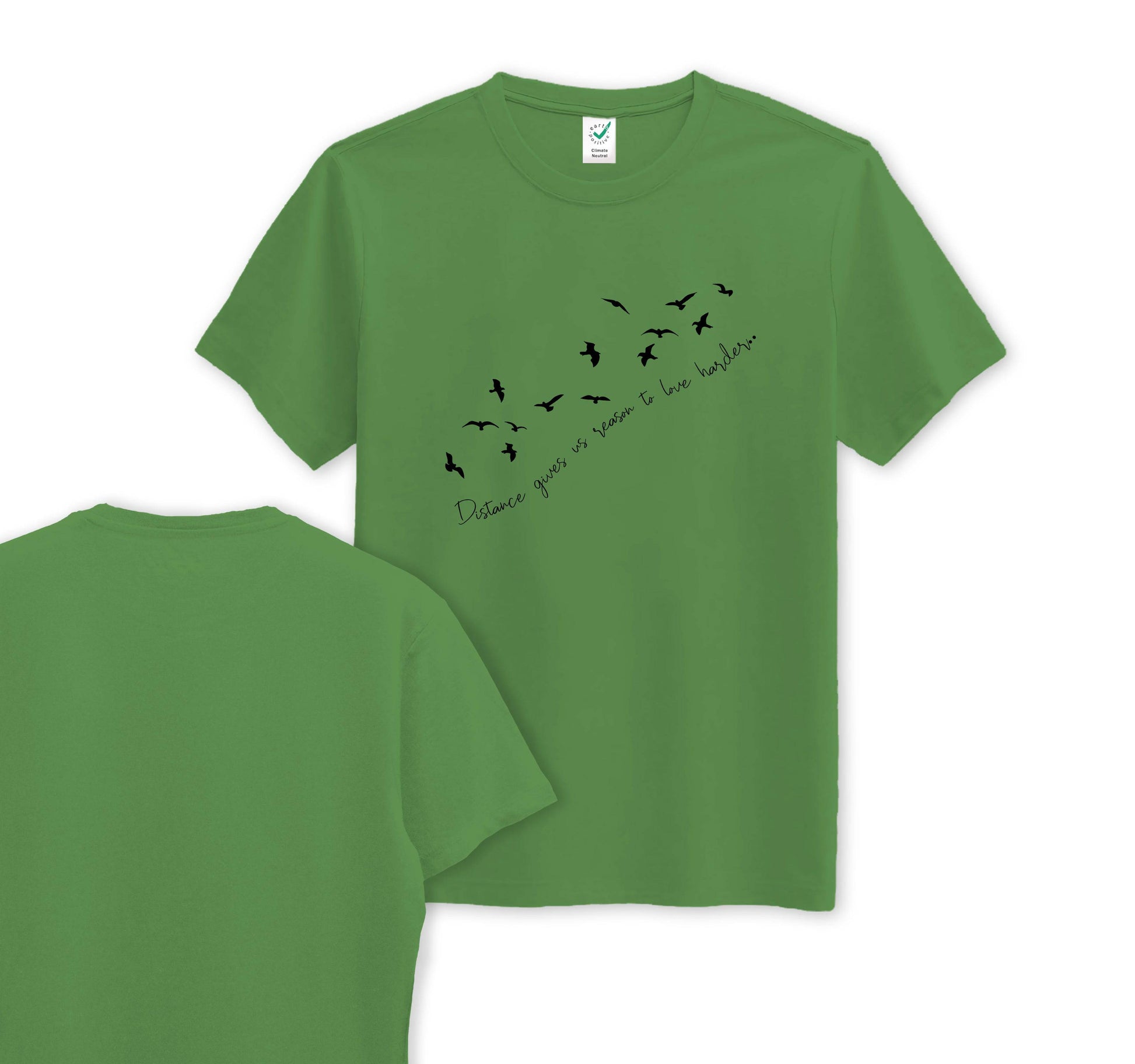 Birds - Front Print - Organic Cotton Tee - One Choice Apparel