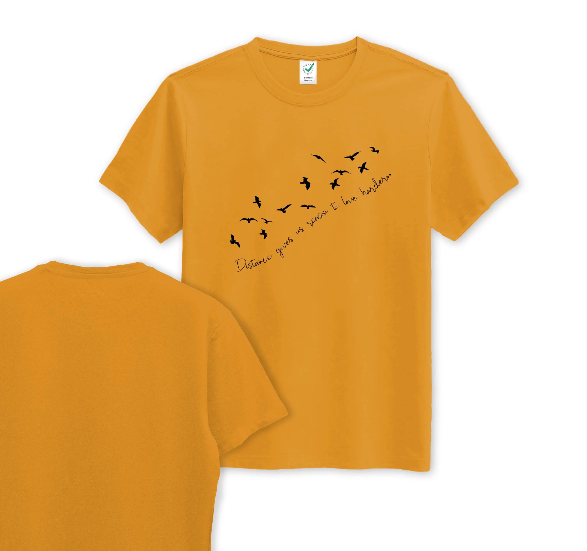 Birds - Front Print - Organic Cotton Tee - One Choice Apparel