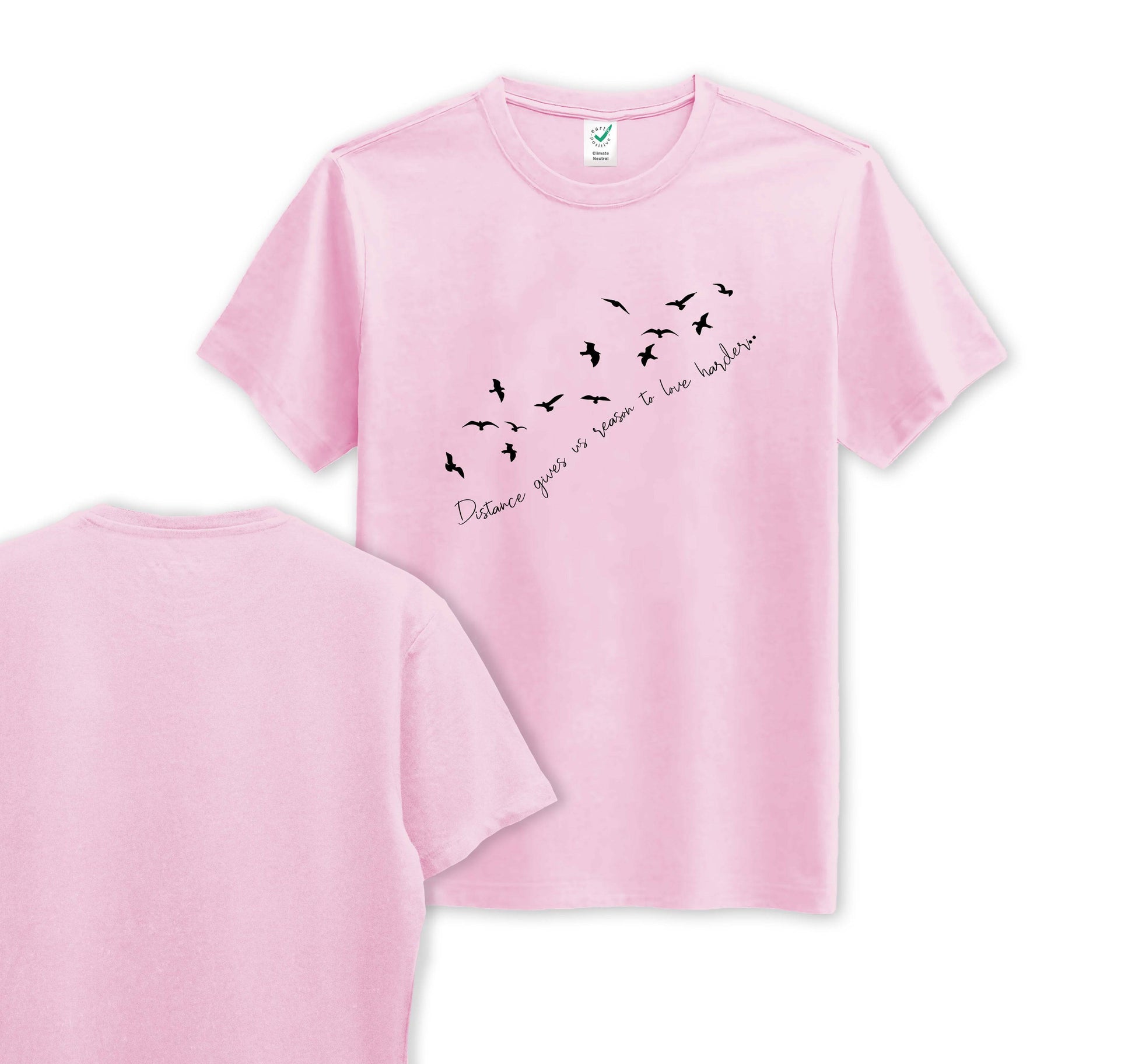 Birds - Front Print - Organic Cotton Tee - One Choice Apparel