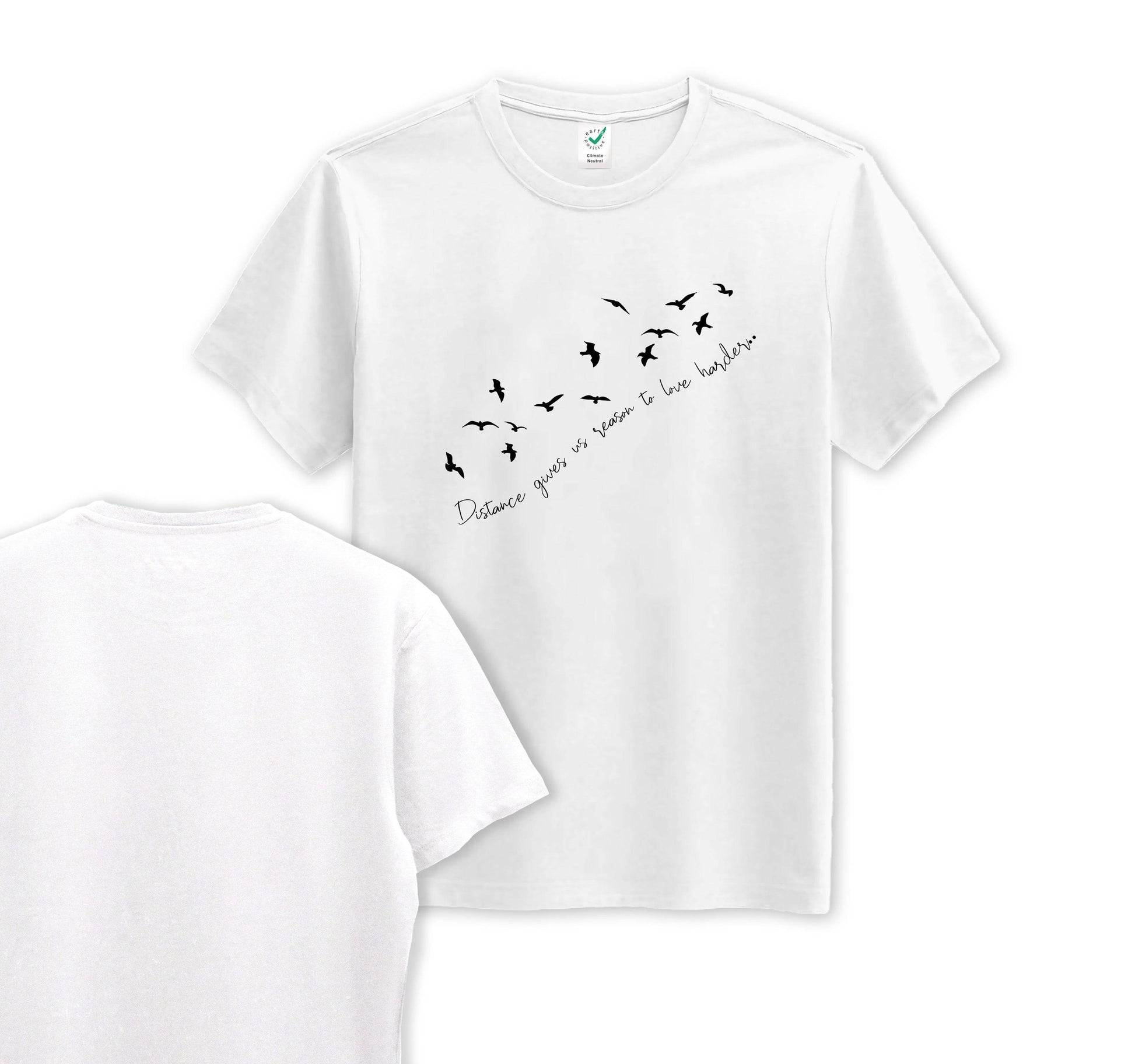 Birds - Front Print - Organic Cotton Tee - One Choice Apparel