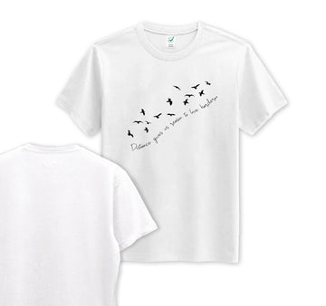 Birds - Front Print - Organic Cotton Tee - One Choice Apparel