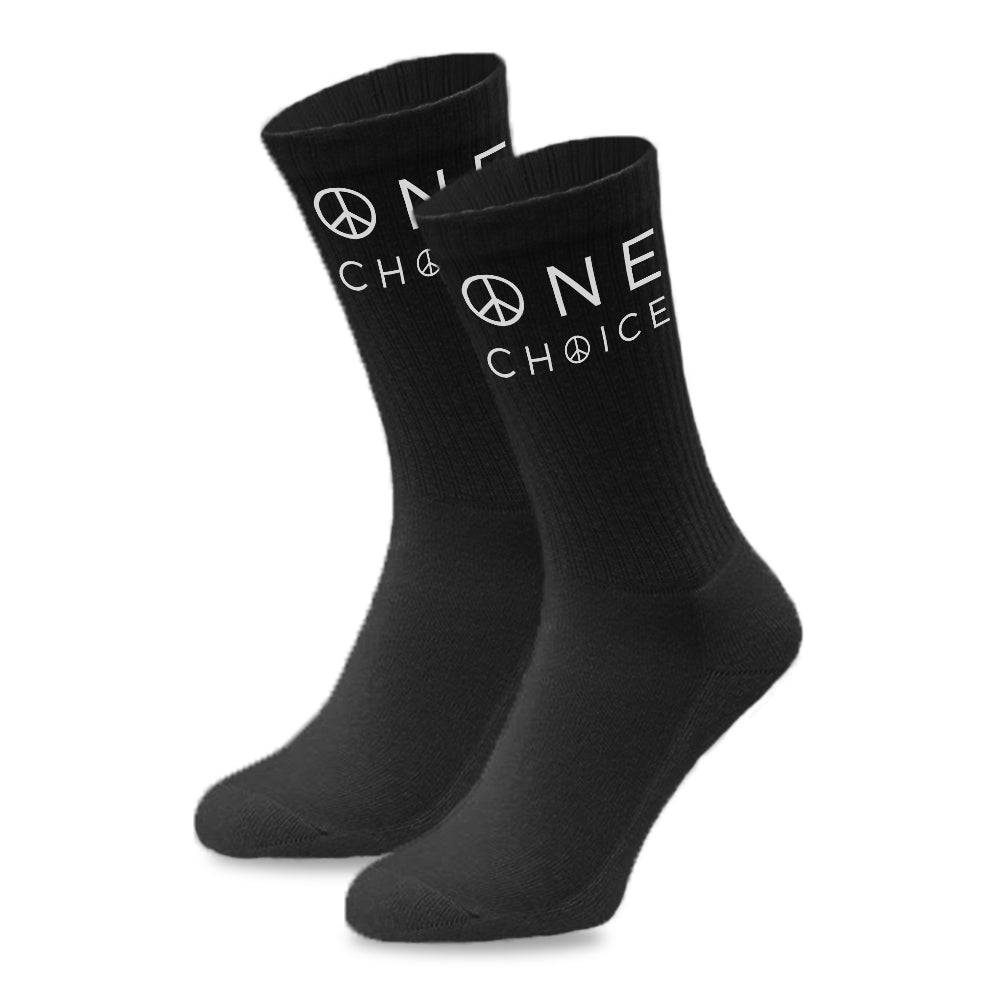 Black One Choice Socks - Organic Cotton - One Choice Apparel