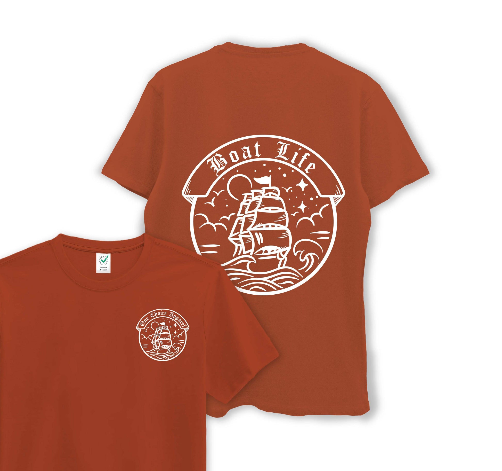 Boat Life Tee - Organic Cotton Tee - One Choice Apparel