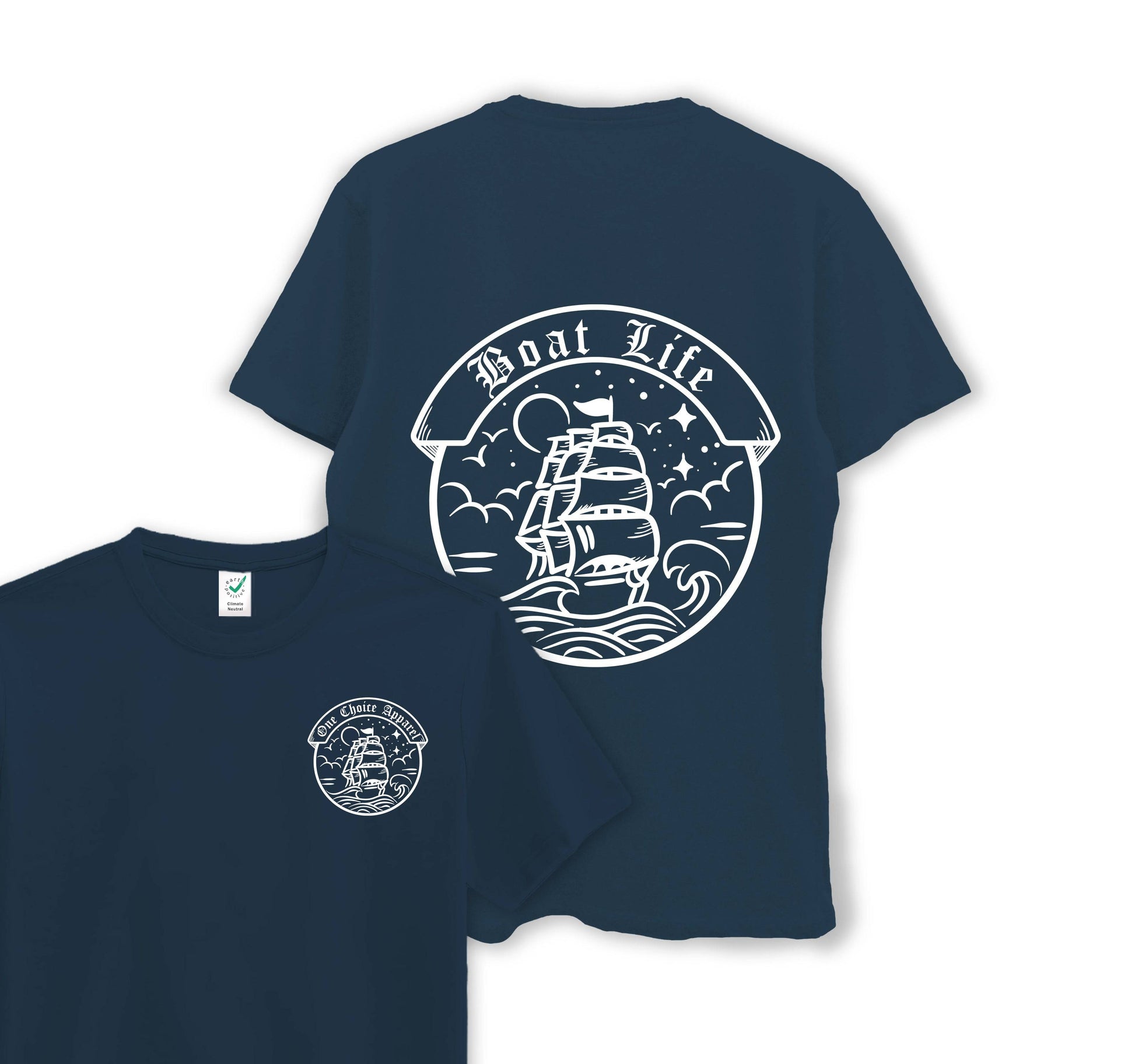 Boat Life Tee - Organic Cotton Tee - One Choice Apparel