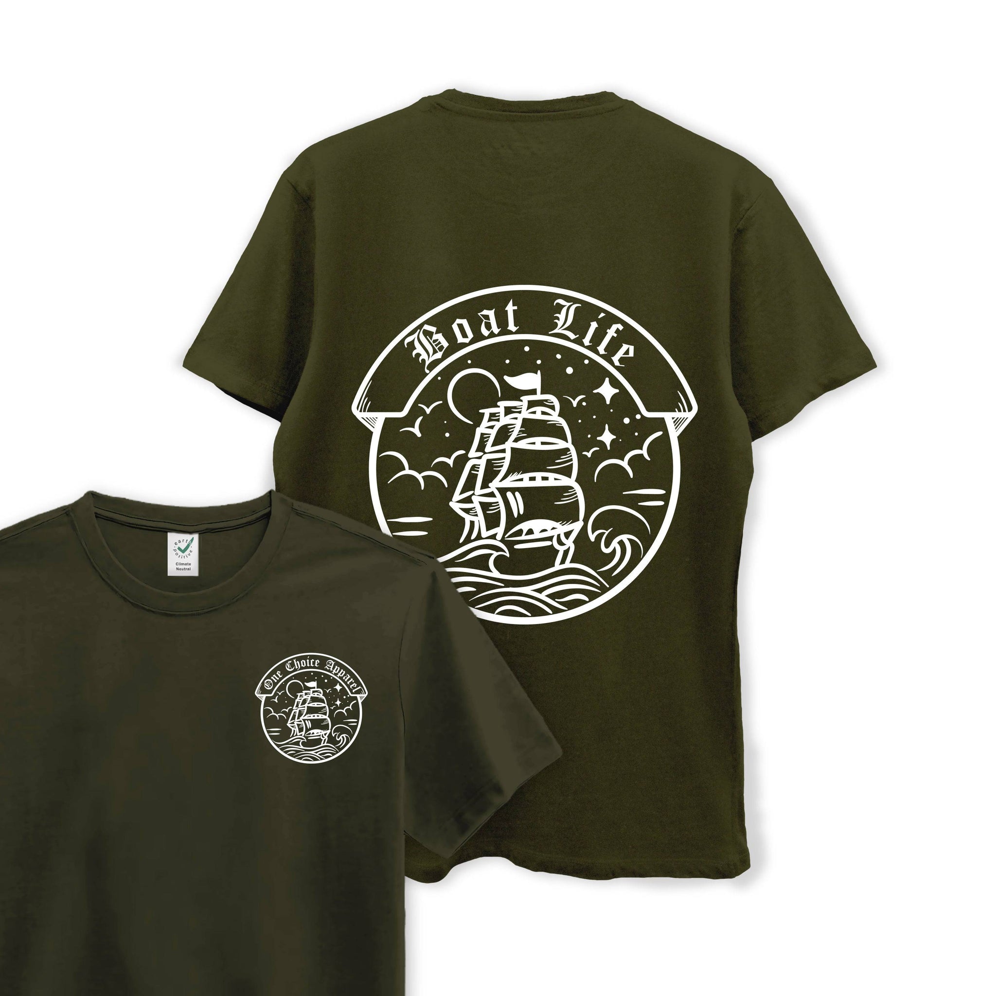 Boat Life Tee - Organic Cotton Tee - One Choice Apparel