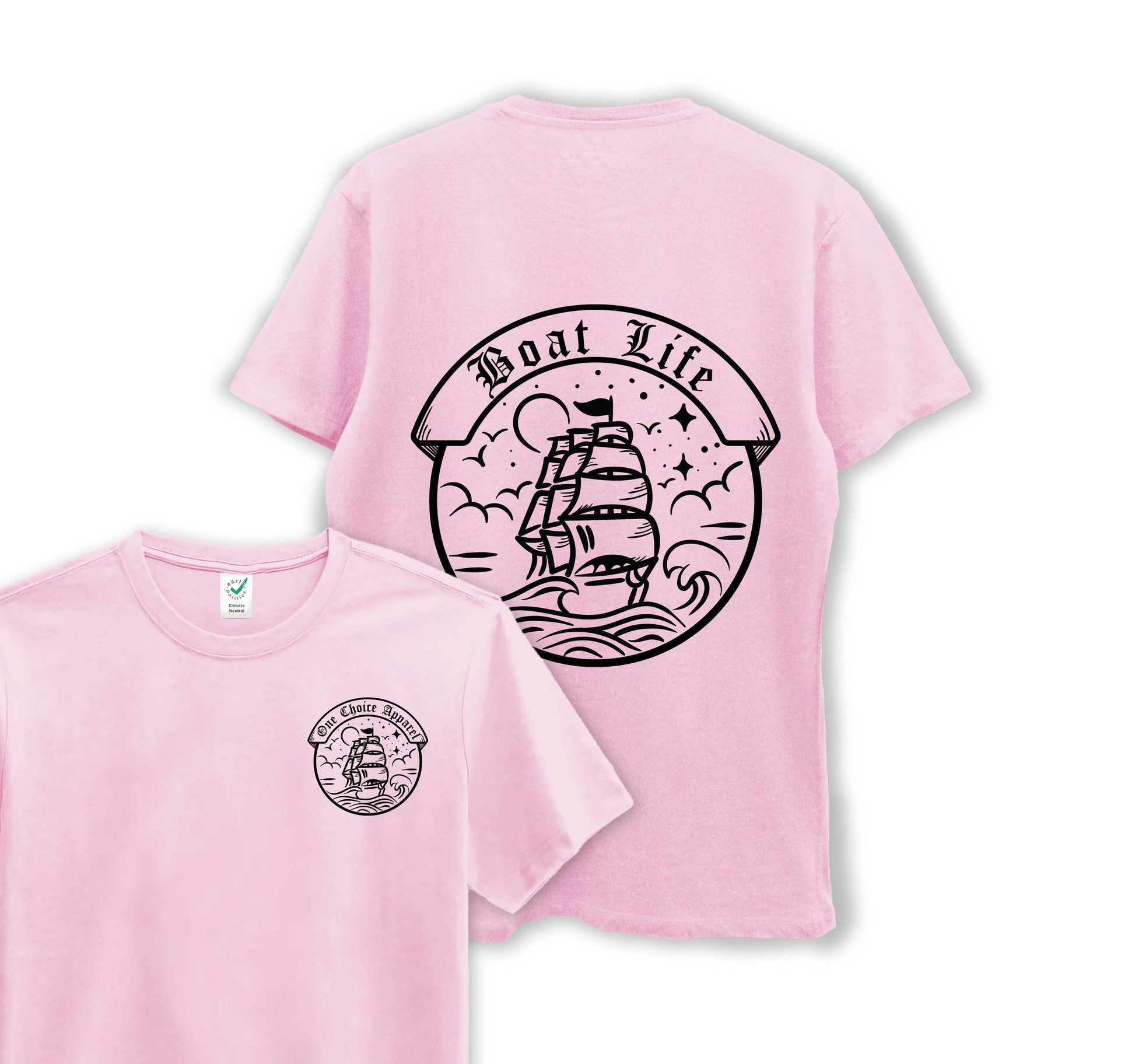 Boat Life Tee - Organic Cotton Tee - One Choice Apparel