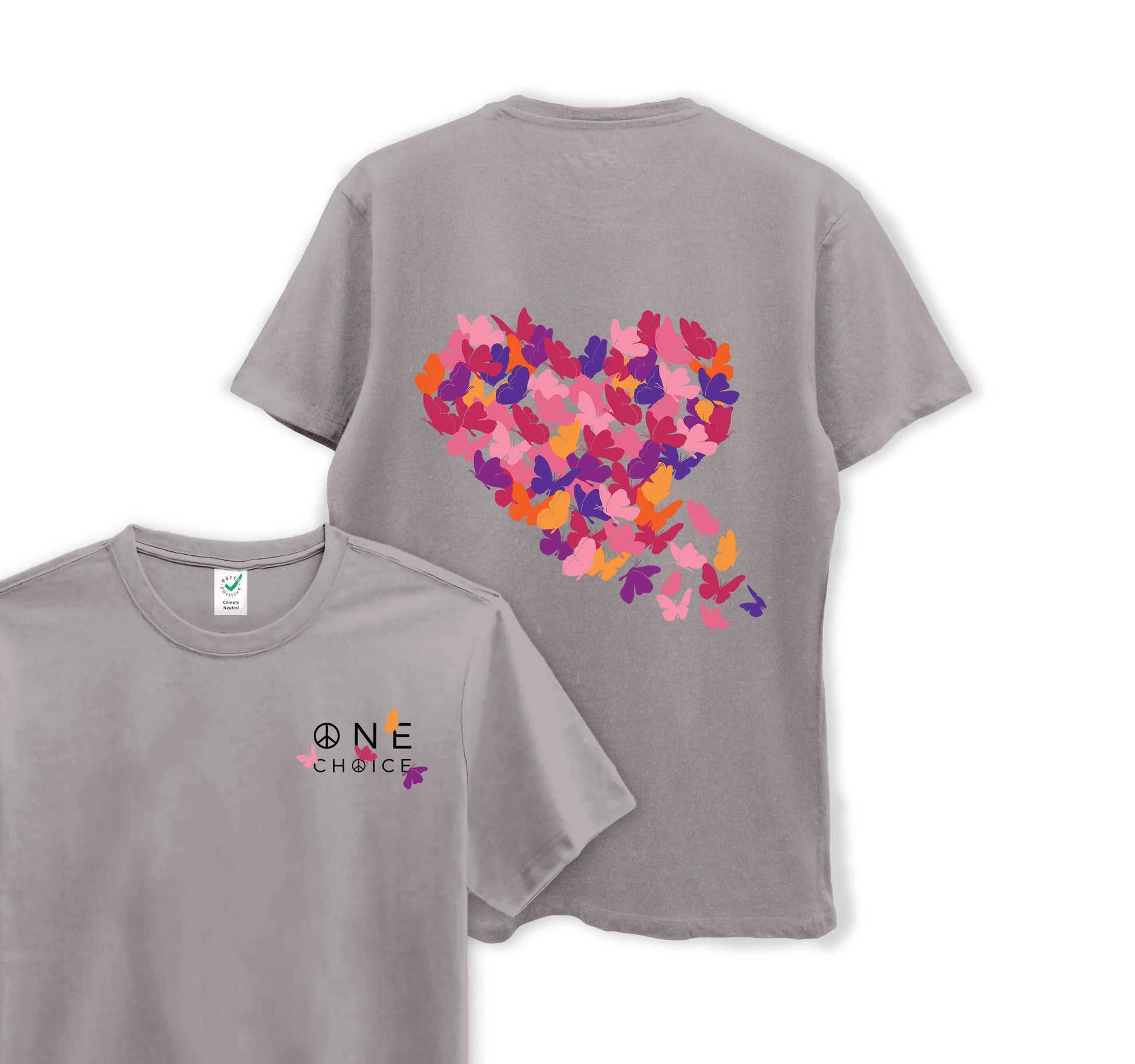 Butterfly Love - Organic Cotton Tee - One Choice Apparel