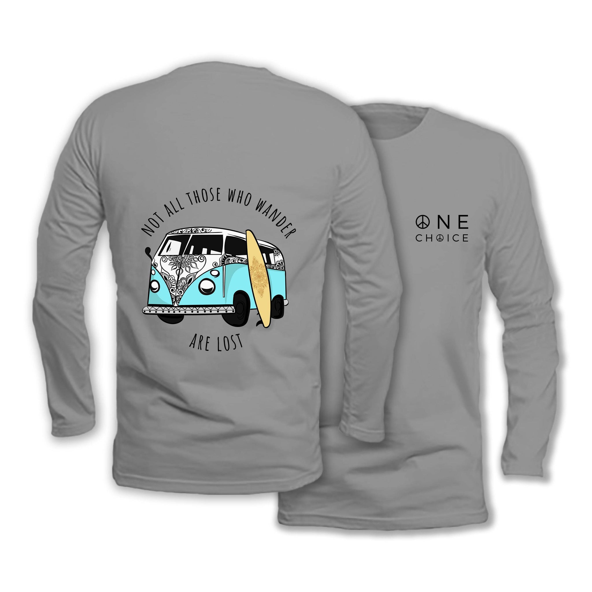 Campervan - Long Sleeve Organic Cotton T-Shirt - One Choice Apparel