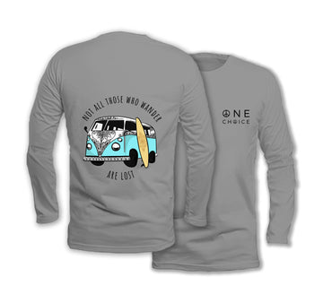 Campervan - Long Sleeve Organic Cotton T-Shirt - One Choice Apparel