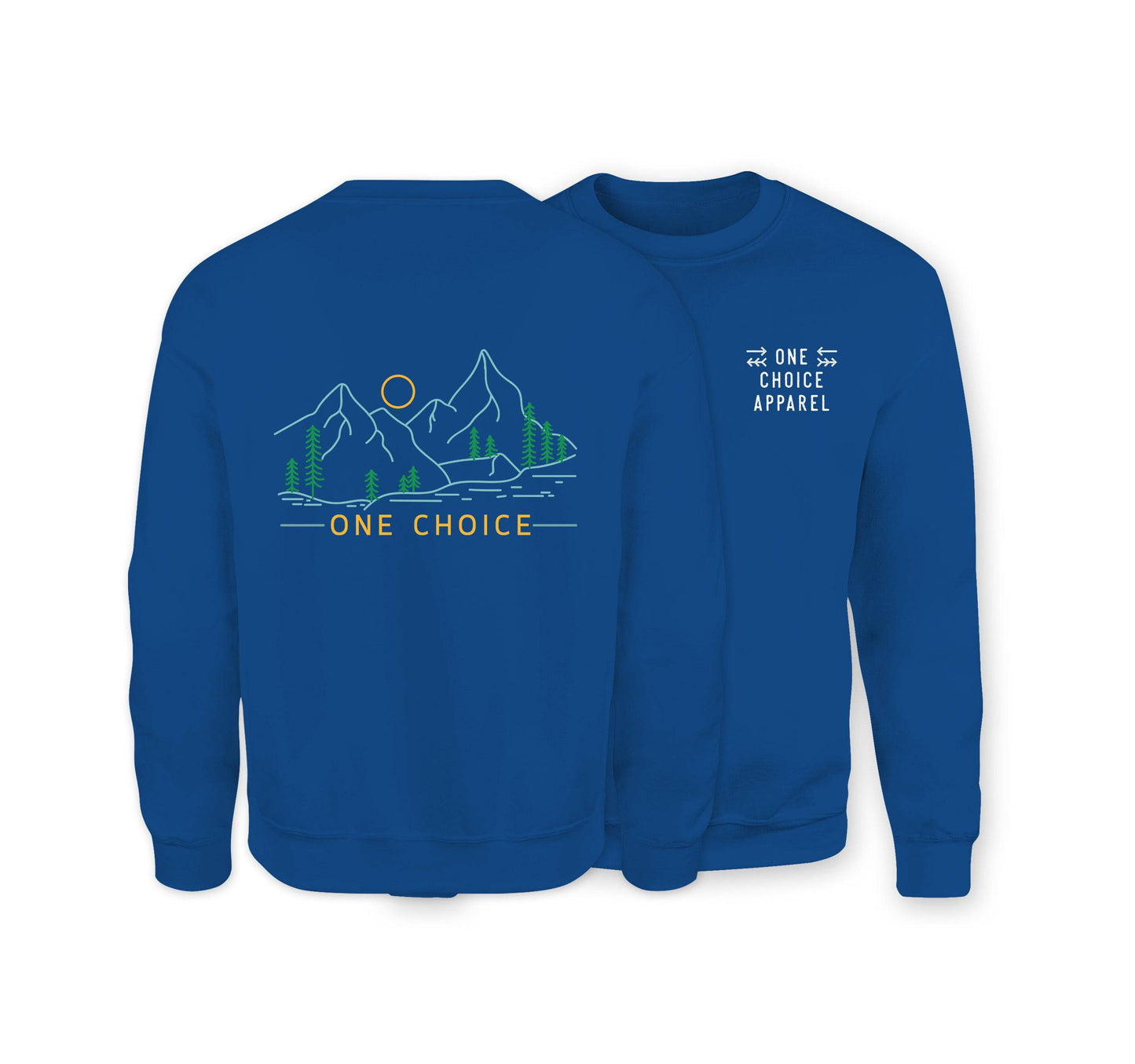 Dusk Scene Sweatshirt - Organic Cotton Sweatshirt - One Choice Apparel
