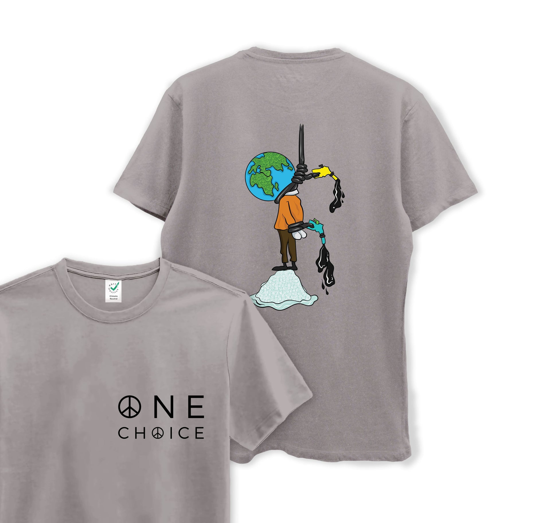 Ecocide - Climate Change Collection - Organic Cotton Tee - One Choice Apparel