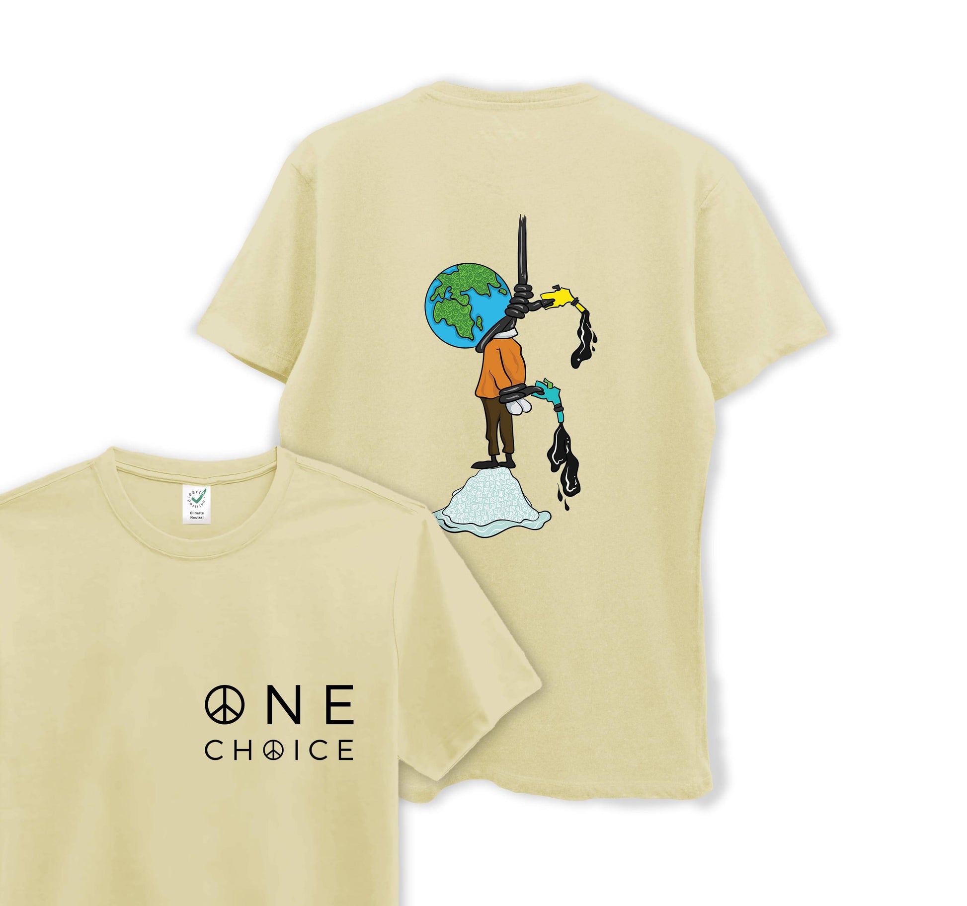 Ecocide - Climate Change Collection - Organic Cotton Tee - One Choice Apparel