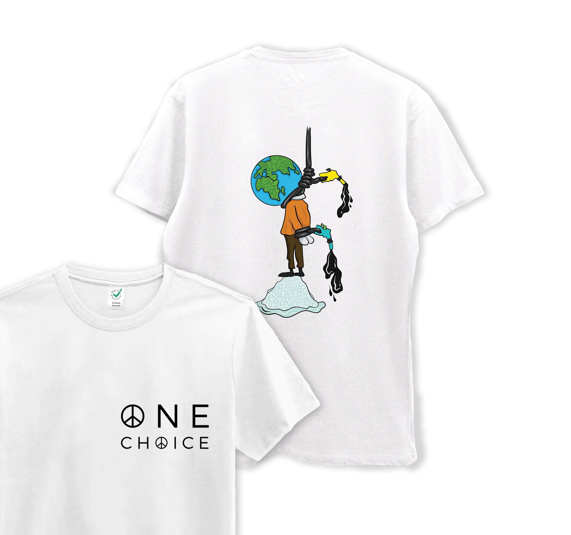 Ecocide - Climate Change Collection - Organic Cotton Tee - One Choice Apparel