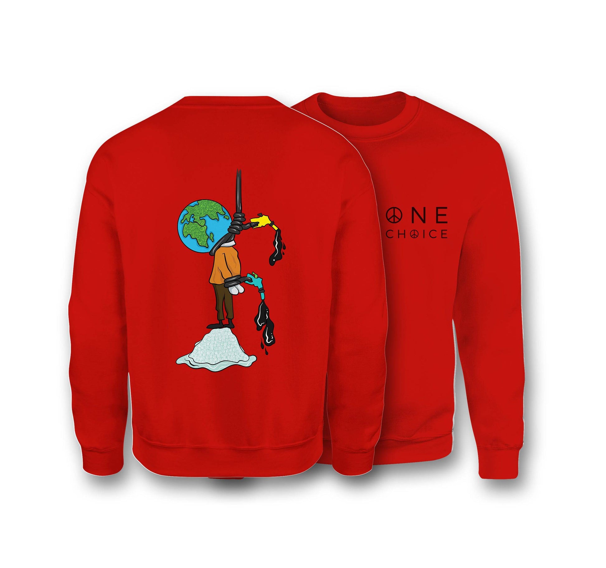 Ecocide Sweatshirt - Organic Cotton Sweatshirt - One Choice Apparel