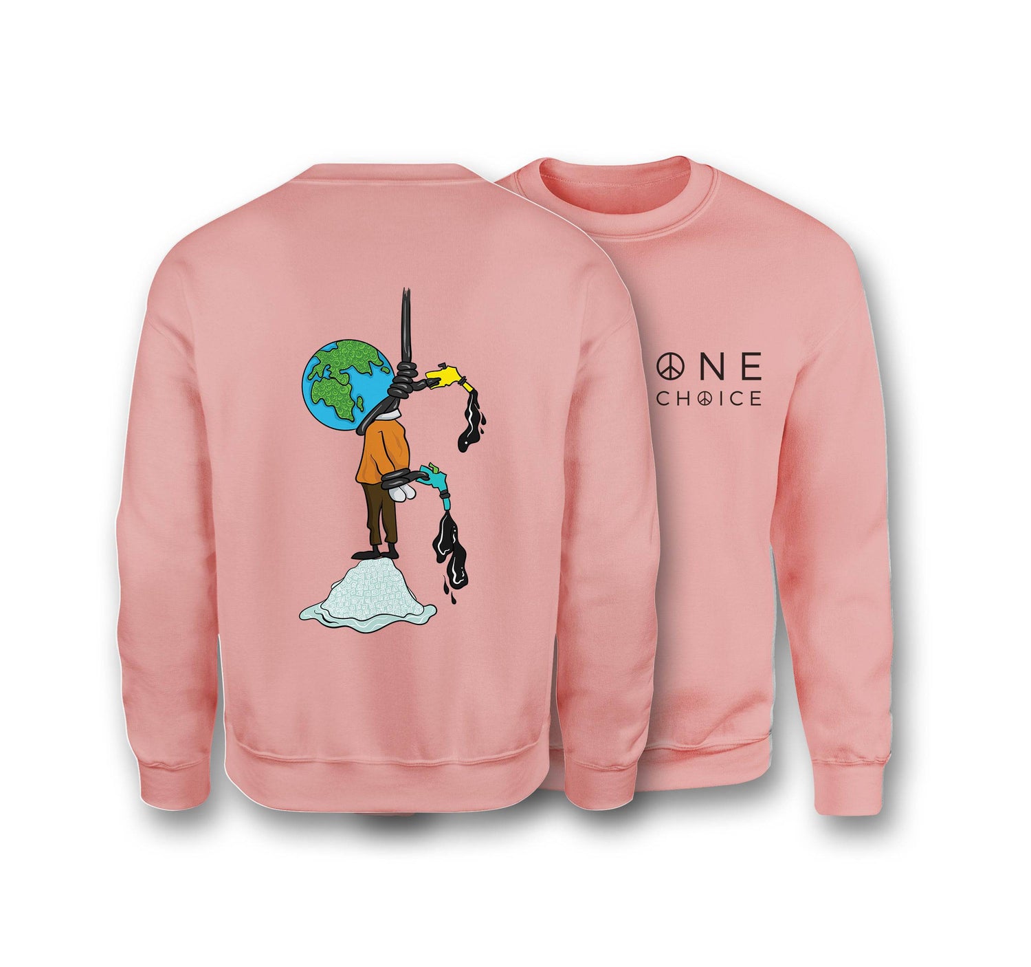Ecocide Sweatshirt - Organic Cotton Sweatshirt - One Choice Apparel