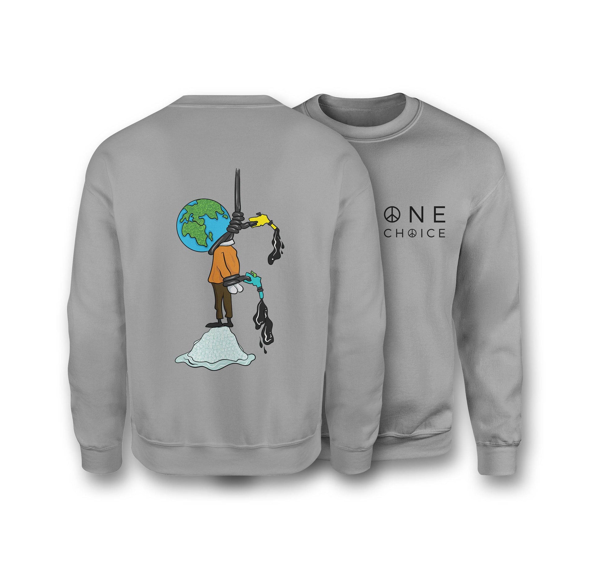 Ecocide Sweatshirt - Organic Cotton Sweatshirt - One Choice Apparel