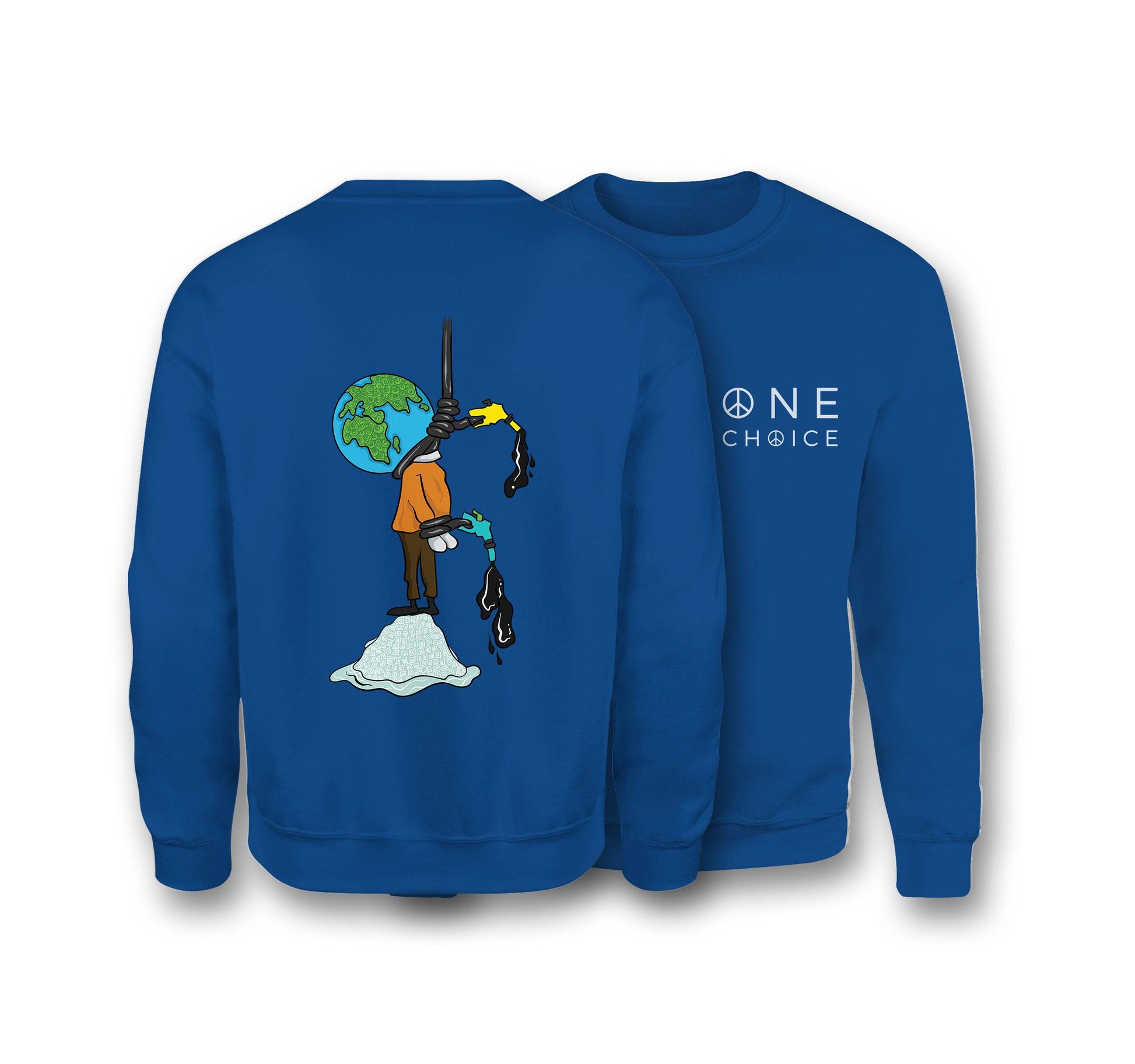 Ecocide Sweatshirt - Organic Cotton Sweatshirt - One Choice Apparel