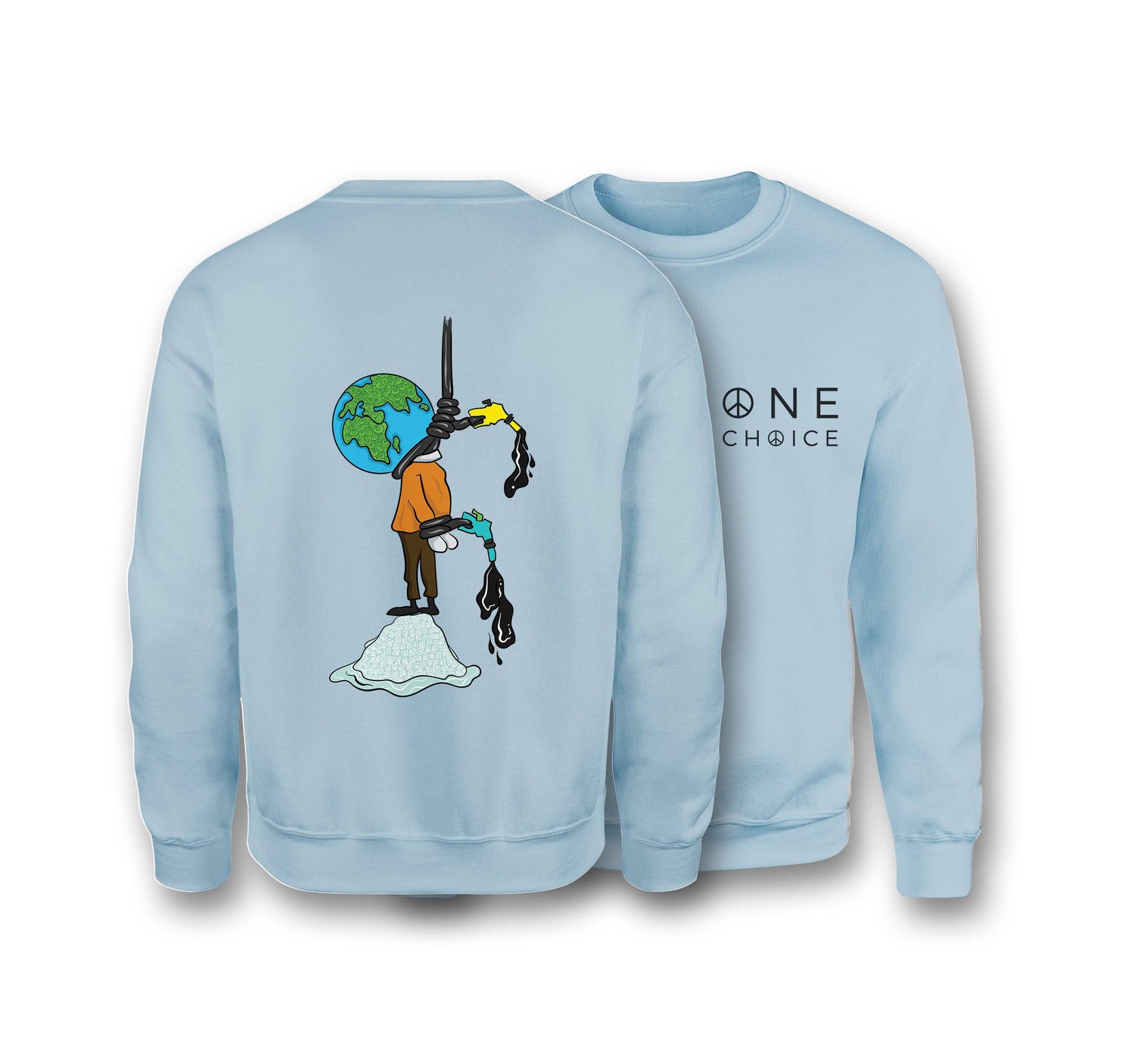 Ecocide Sweatshirt - Organic Cotton Sweatshirt - One Choice Apparel