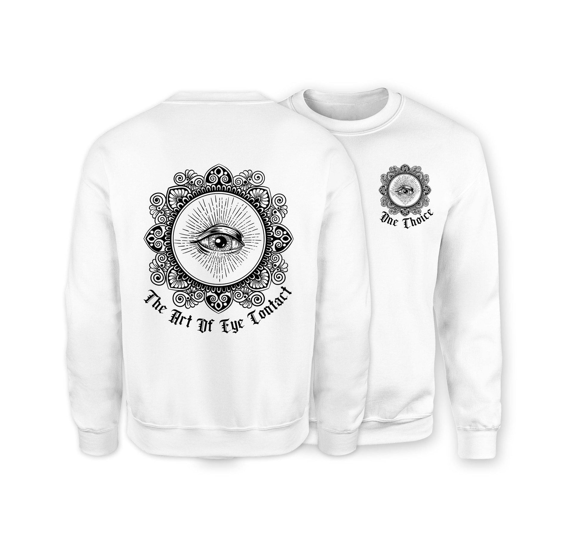 Eye Contact - Organic Cotton Sweatshirt - One Choice Apparel