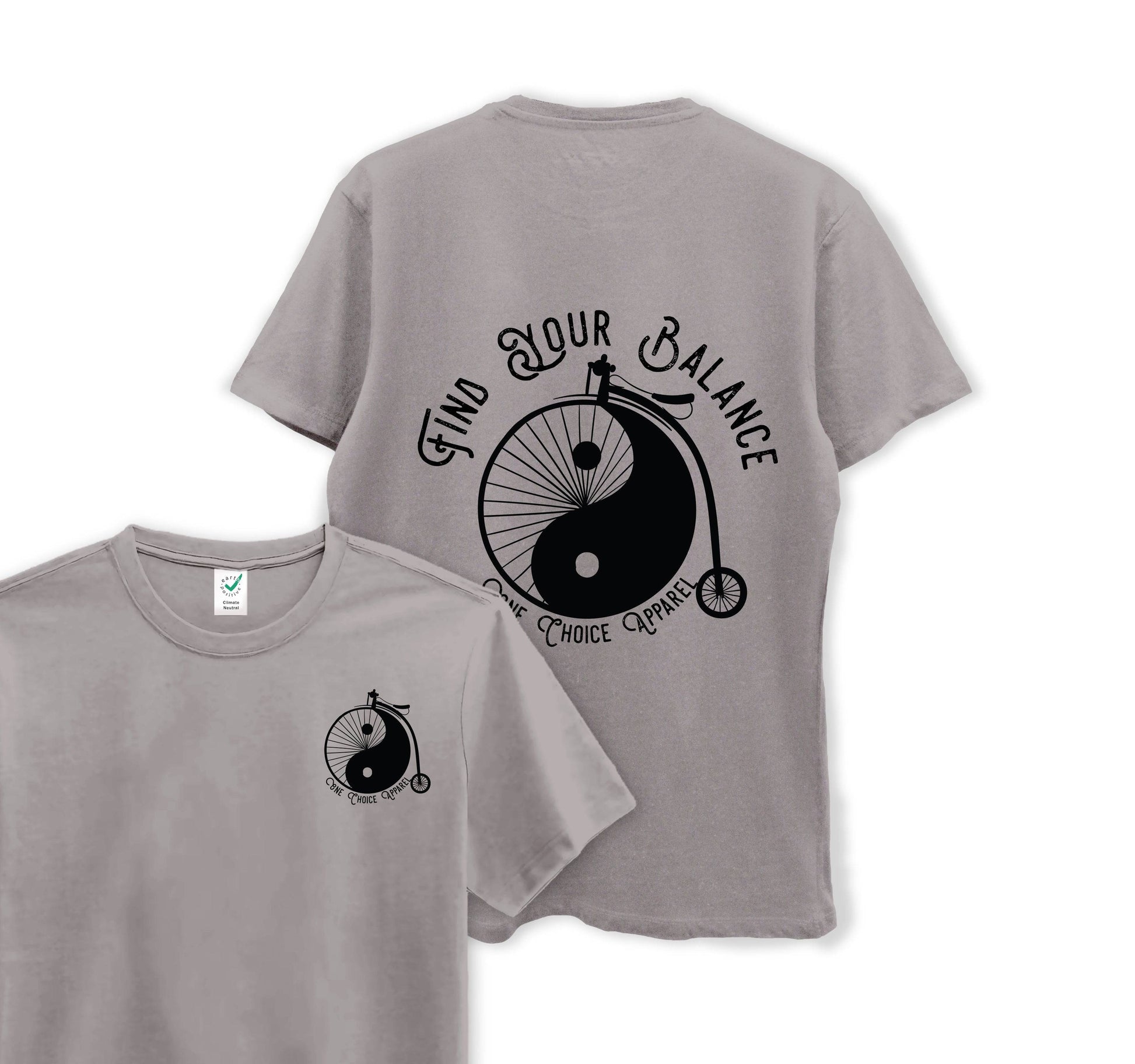 Find Your Balance Tee - Organic Cotton Tee - One Choice Apparel