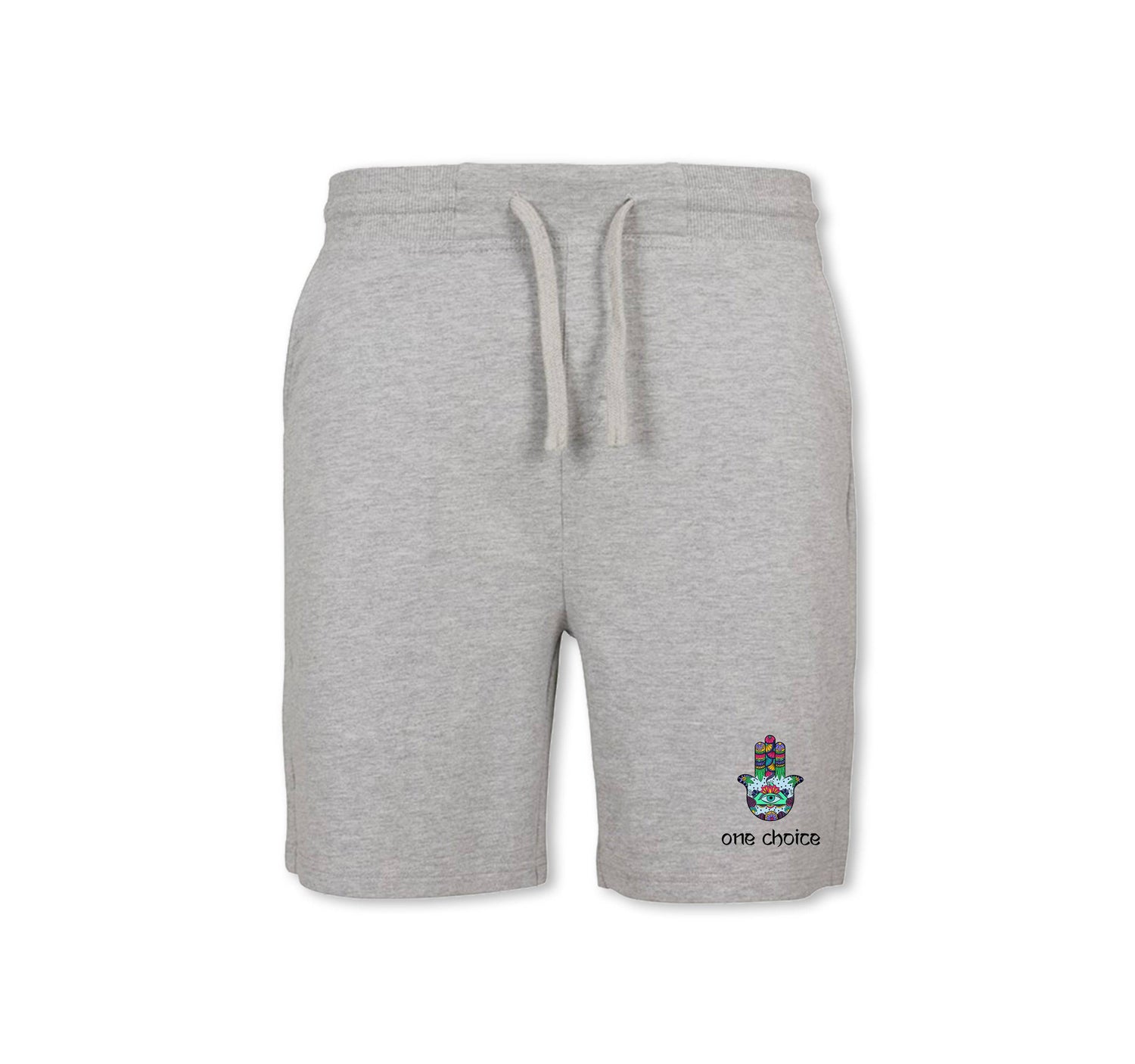 Hamsa Symbol Shorts - Organic Cotton - One Choice Apparel
