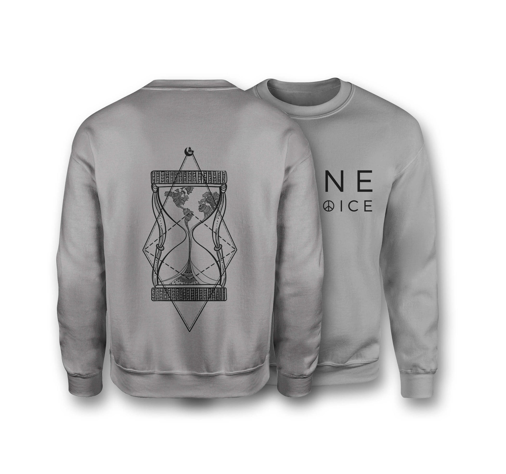 Hourglass Sweatshirt - Organic Cotton Sweatshirt - One Choice Apparel