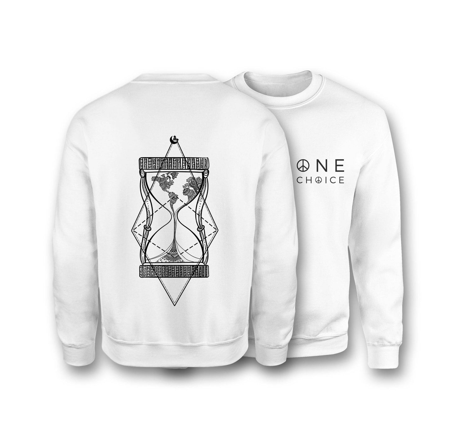 Hourglass Sweatshirt - Organic Cotton Sweatshirt - One Choice Apparel