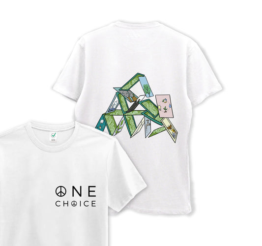 House of Cards - Climate Change Collection - Organic Cotton Tee - One Choice Apparel