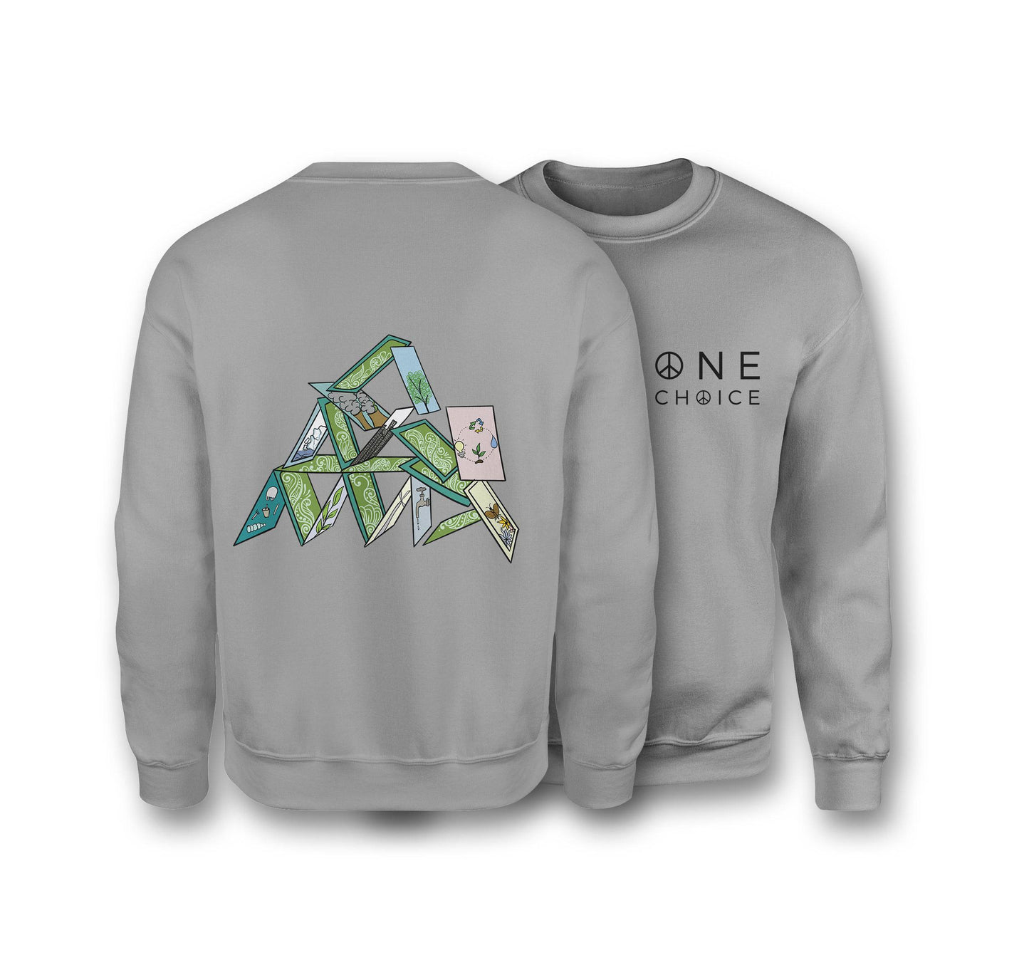 House Of Cards Sweatshirt - Organic Cotton Sweatshirt - One Choice Apparel