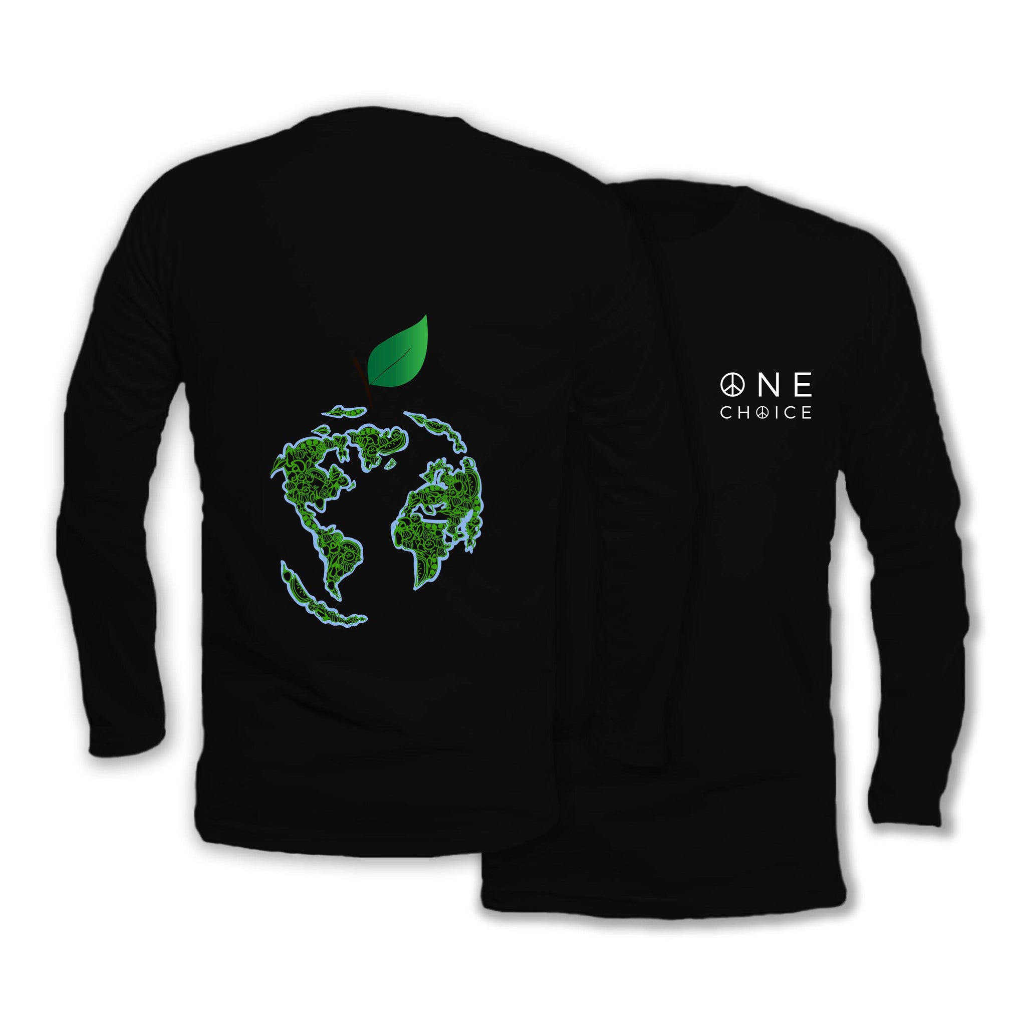 Keep It Green - Long Sleeve Organic Cotton T-Shirt - One Choice Apparel