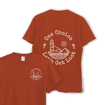 Let's Get Lost - Organic Cotton Tee - One Choice Apparel