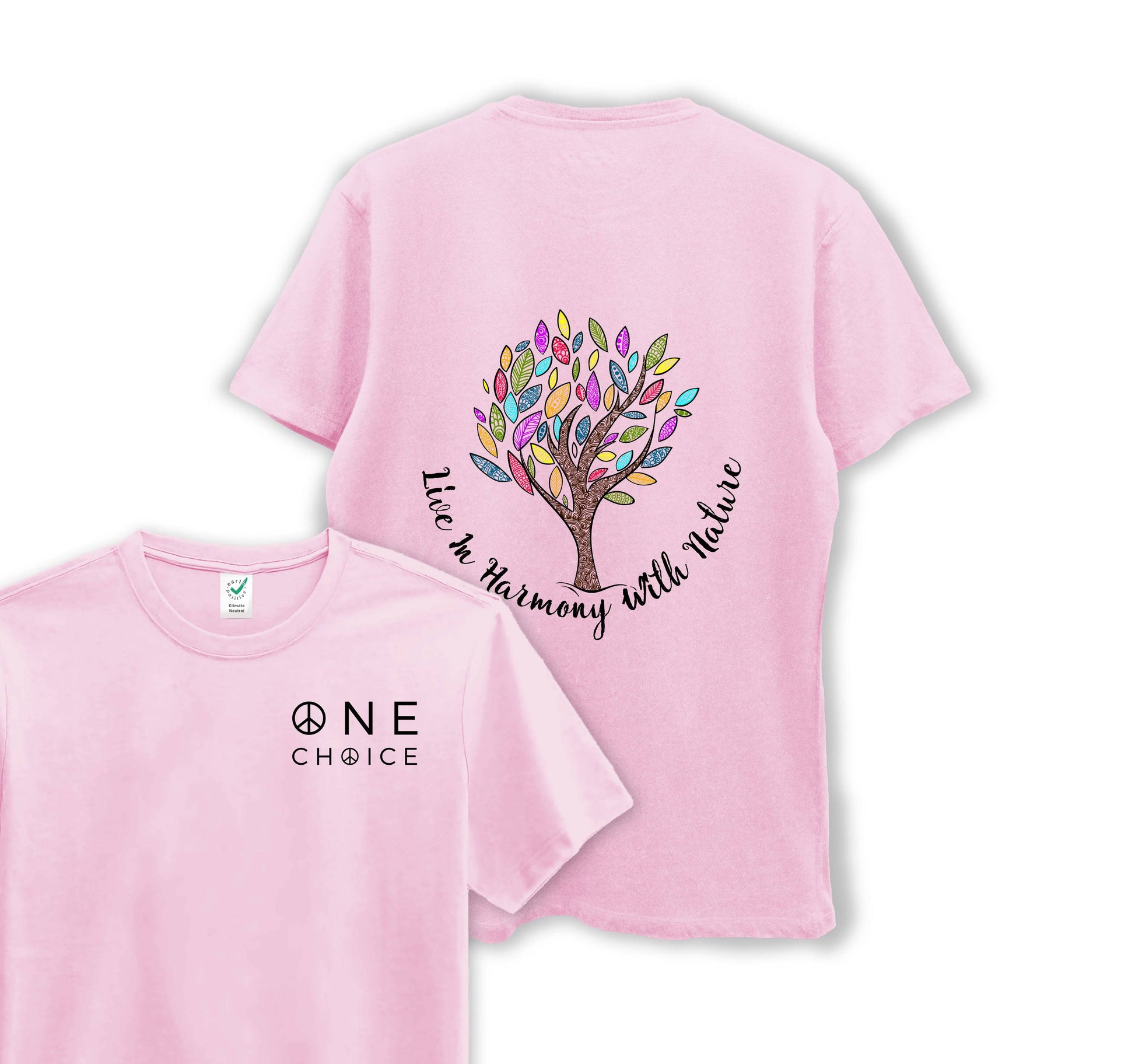 Live In Harmony - Organic Cotton Tee - One Choice Apparel