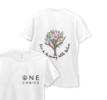 Live In Harmony - Organic Cotton Tee - One Choice Apparel