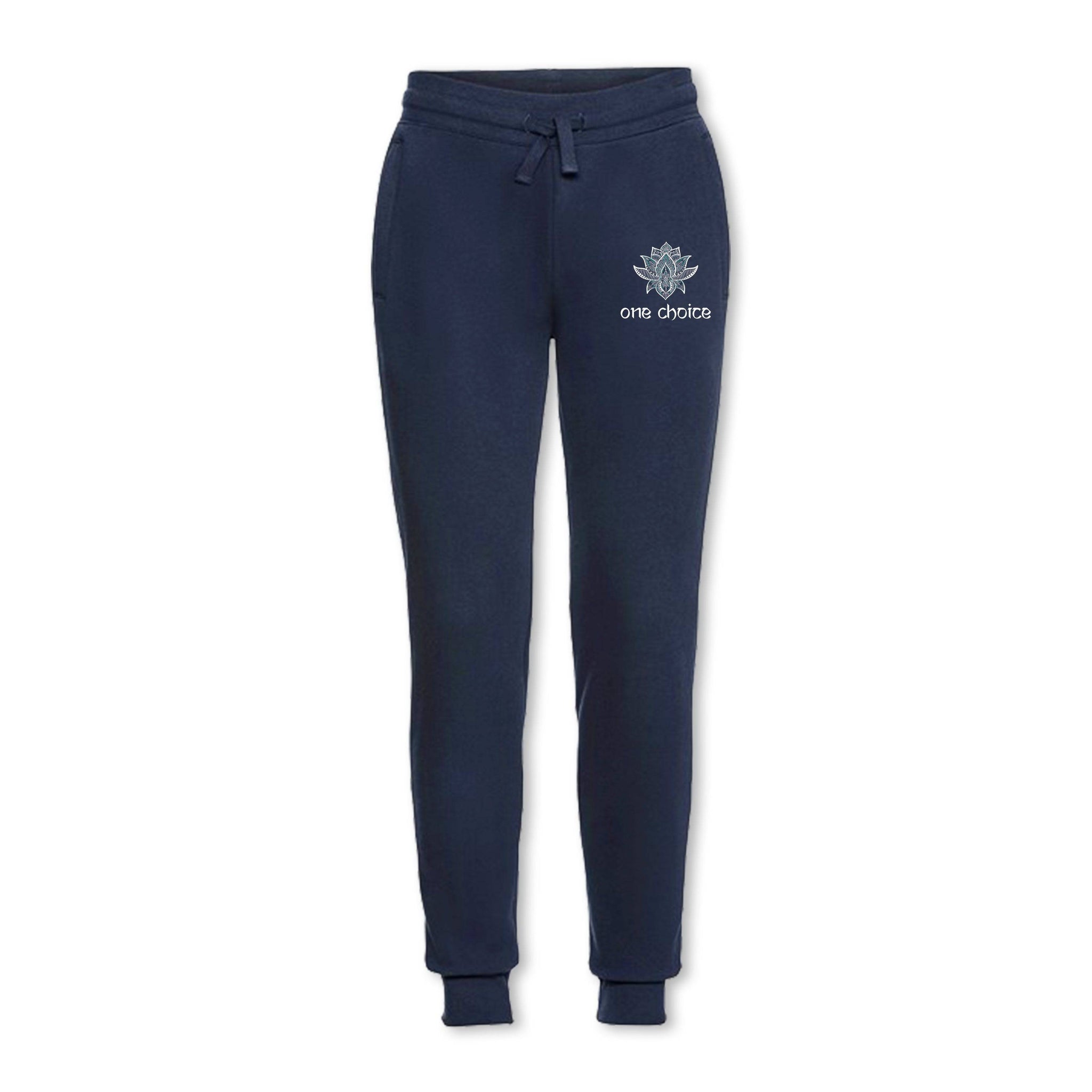 Lotus Symbol Joggers - Organic Cotton - One Choice Apparel
